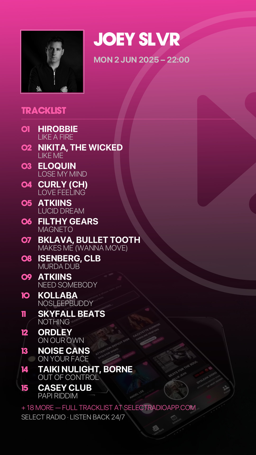 Tracklist Story Preview