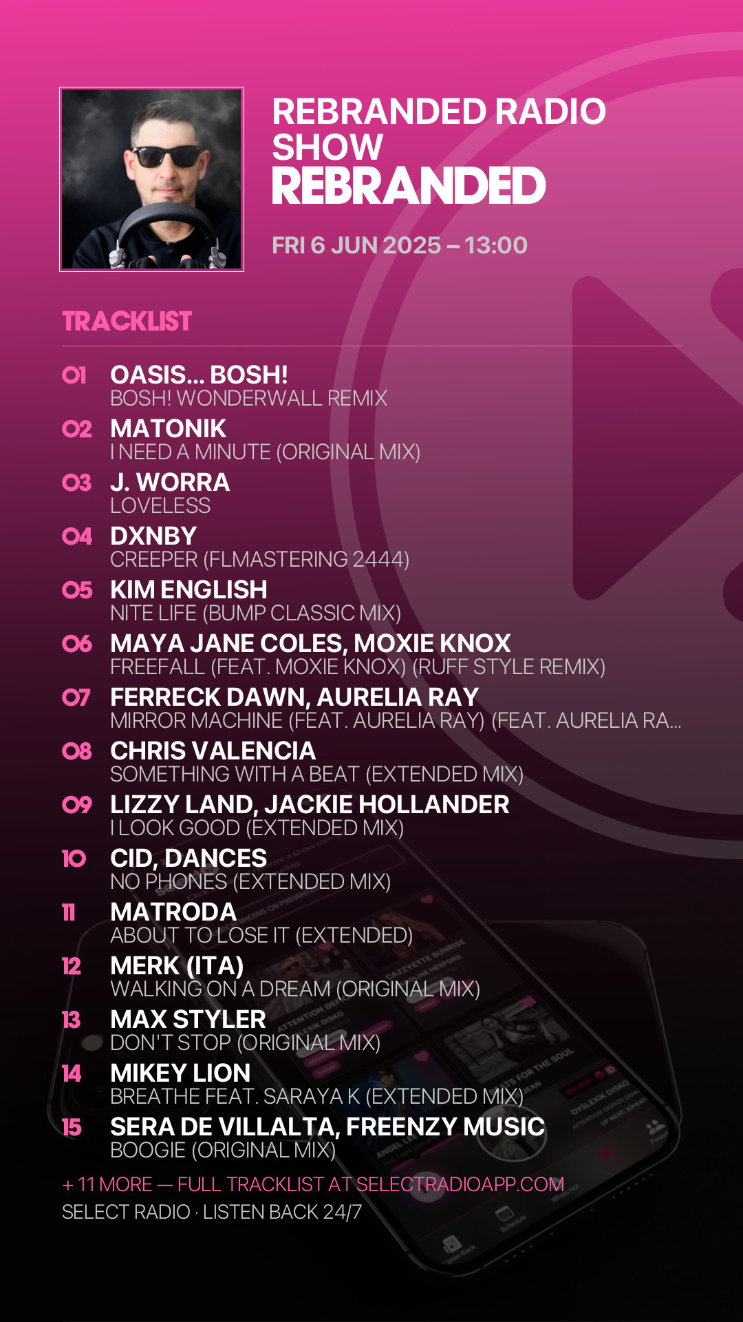 Tracklist Story Preview