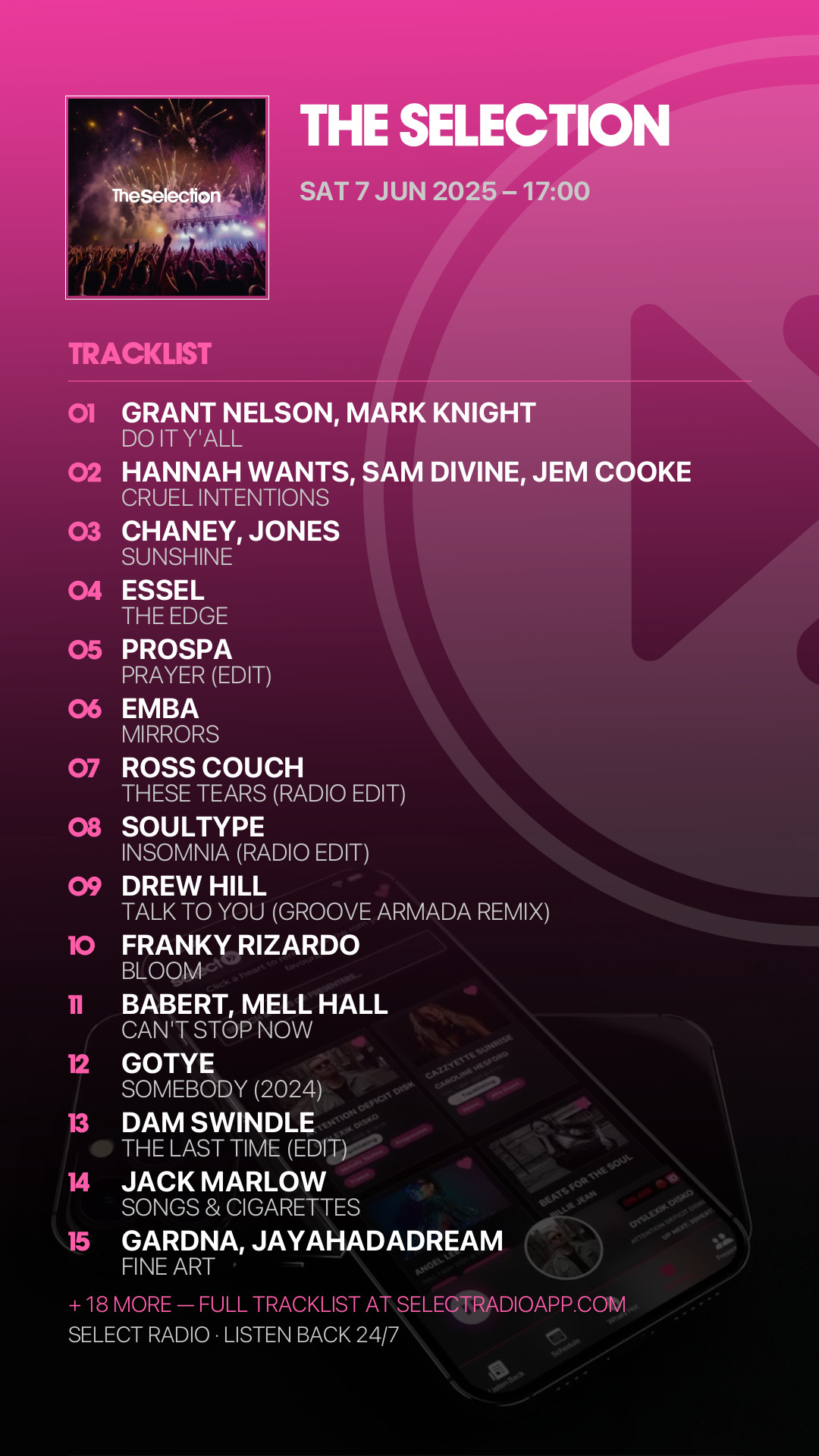 Tracklist Story Preview