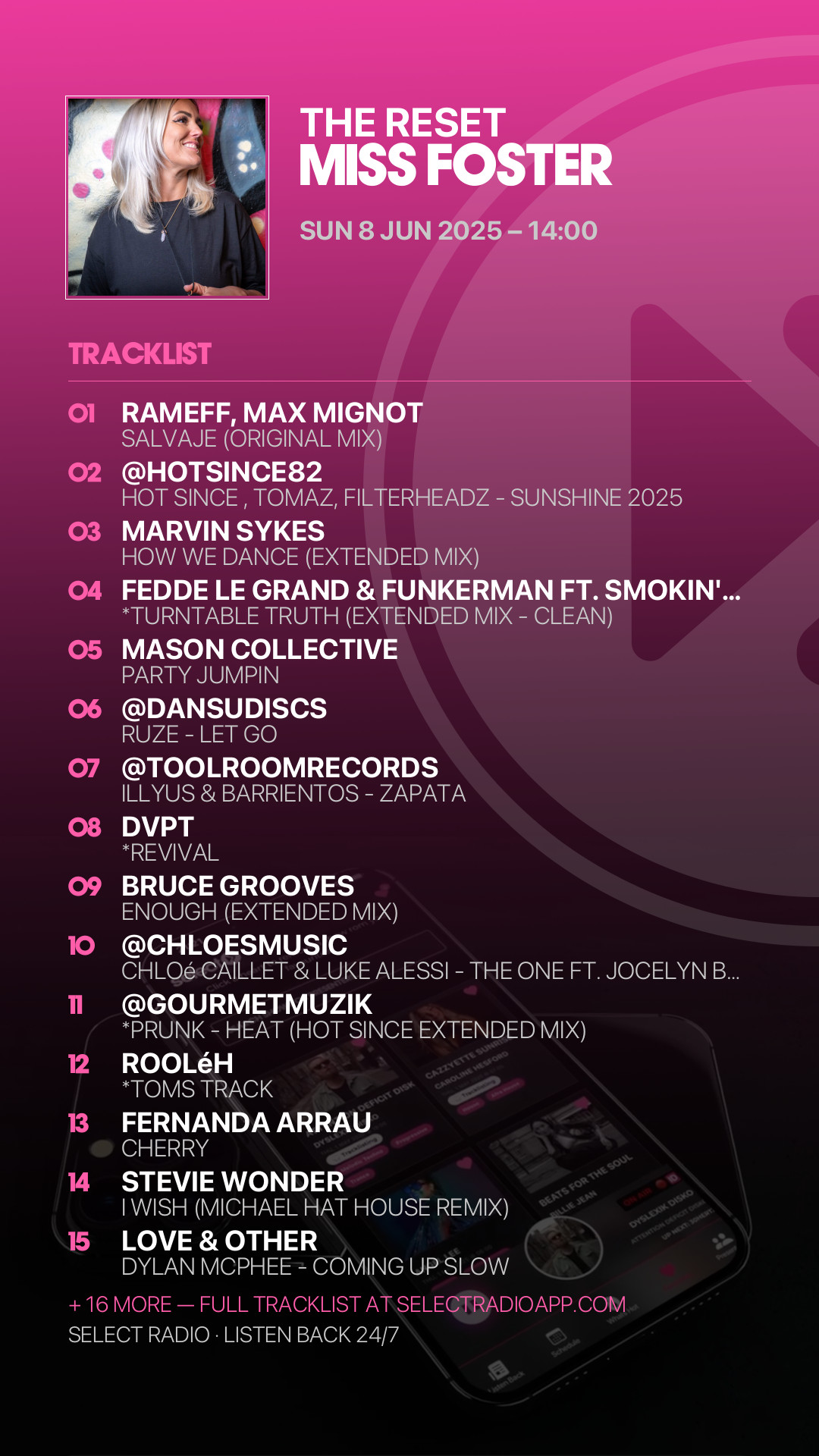 Tracklist Story Preview