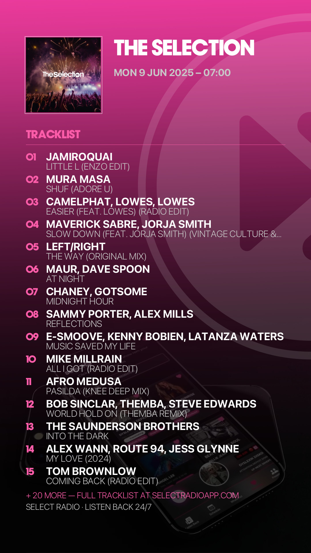 Tracklist Story Preview