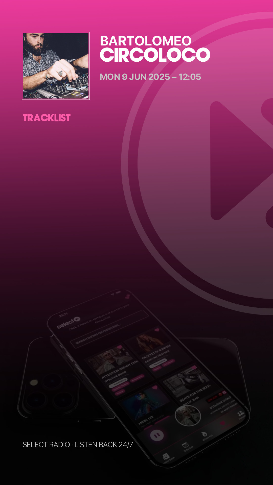 Tracklist Story Preview