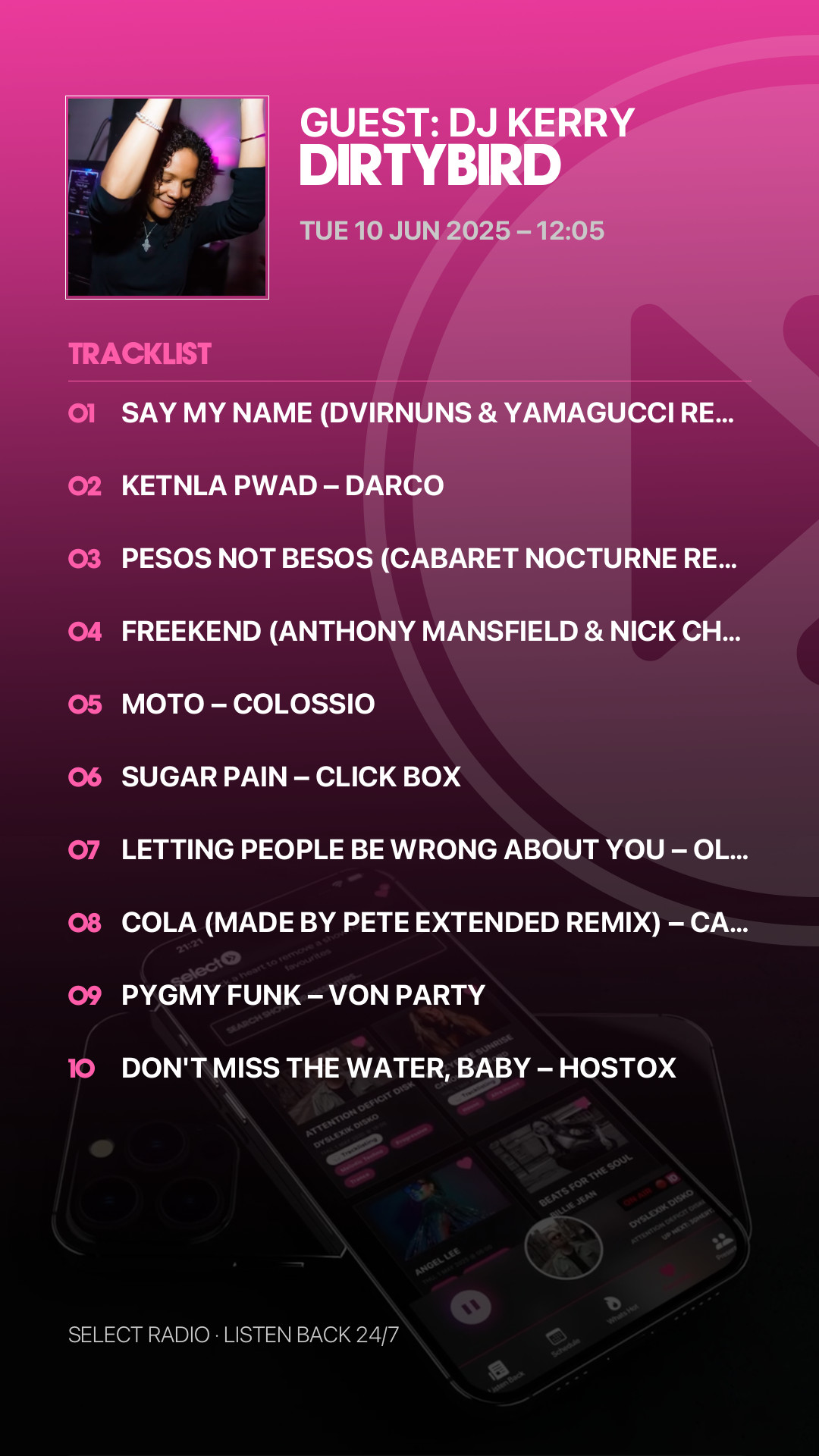 Tracklist Story Preview