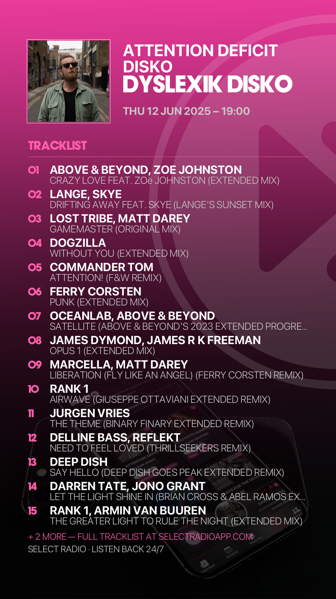 Tracklist Story Preview