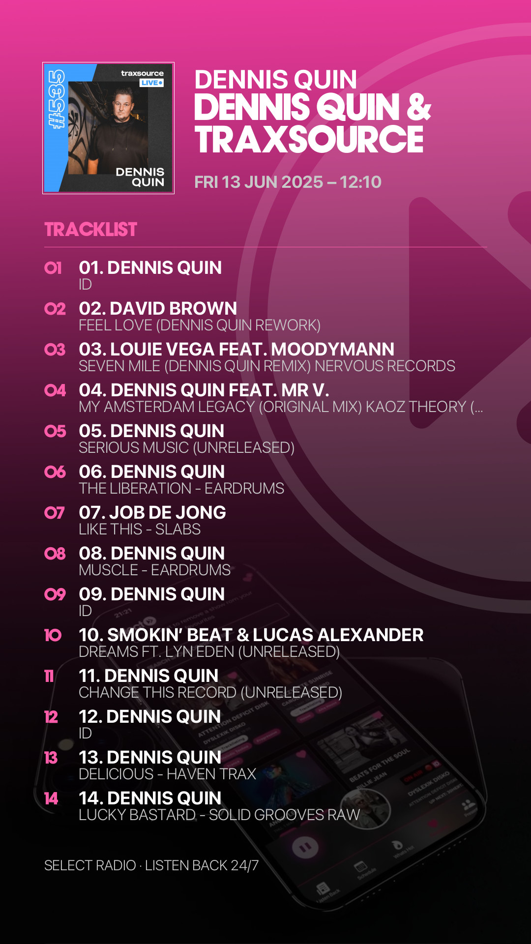 Tracklist Story Preview