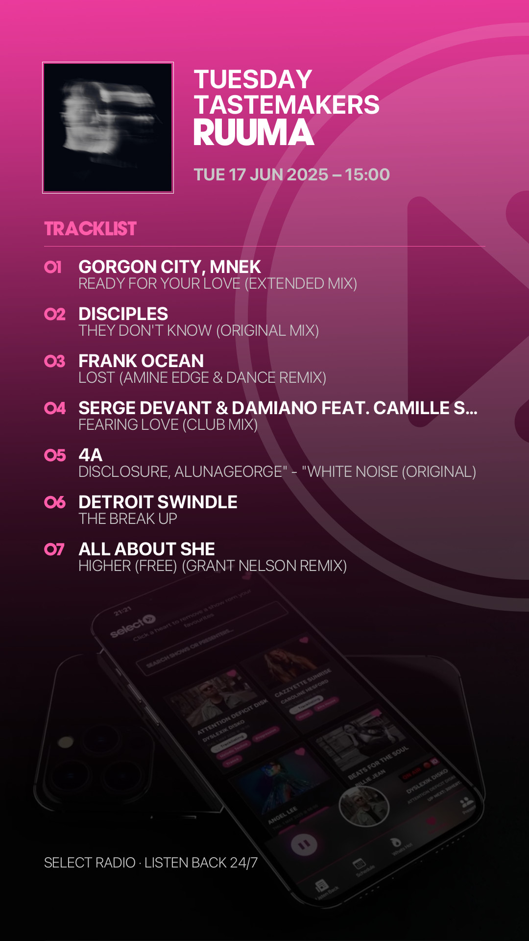 Tracklist Story Preview