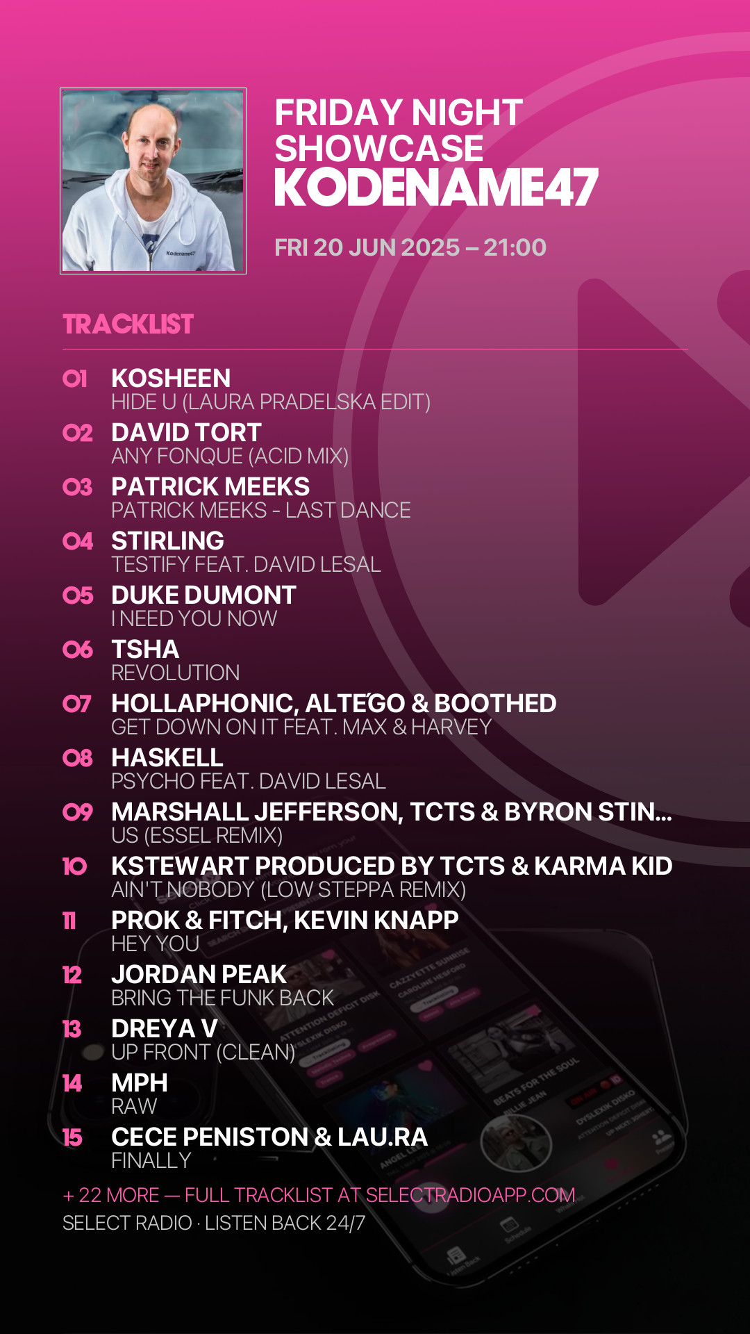 Tracklist Story Preview