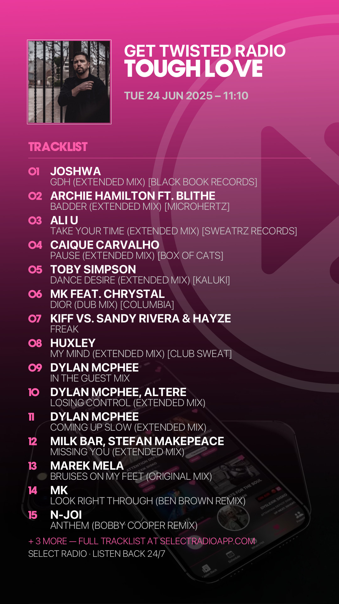 Tracklist Story Preview