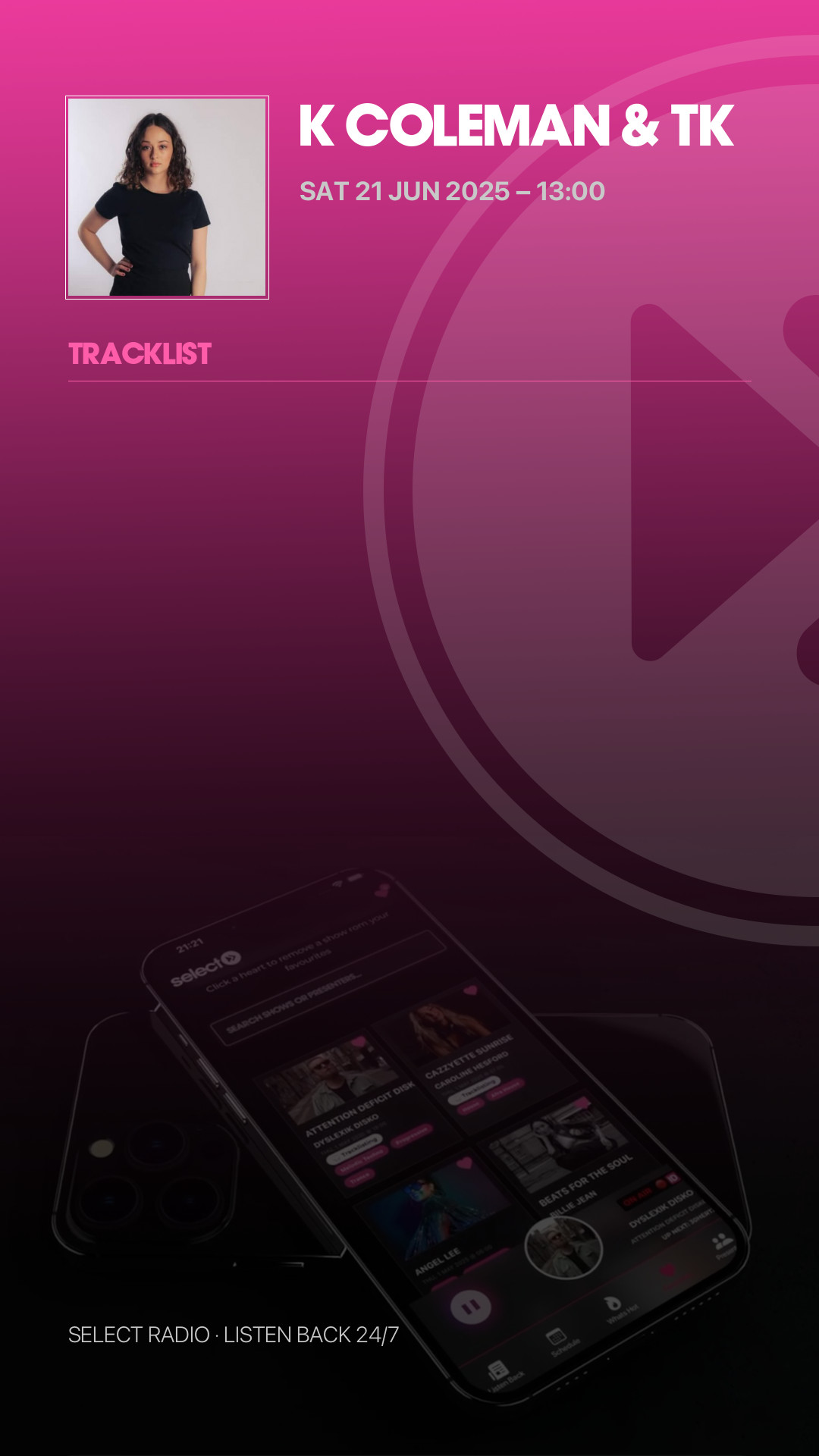 Tracklist Story Preview