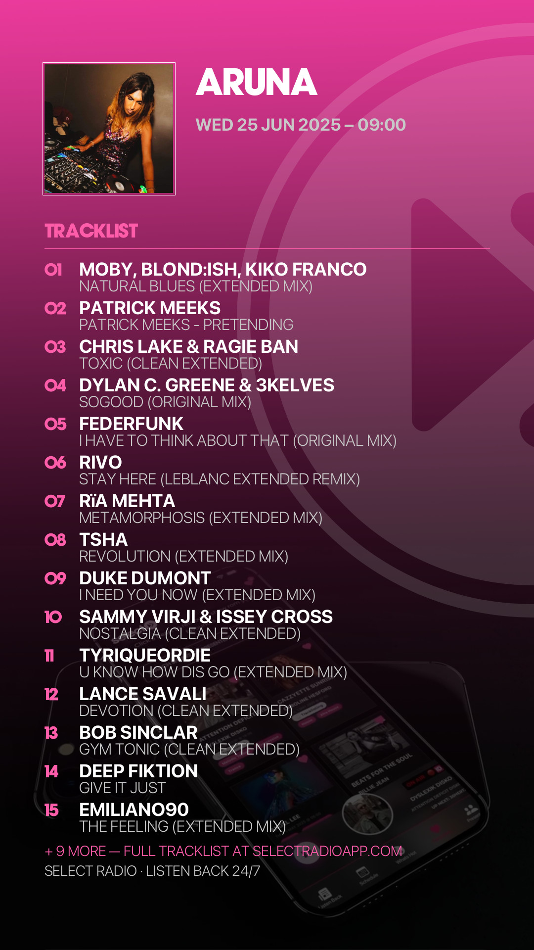 Tracklist Story Preview