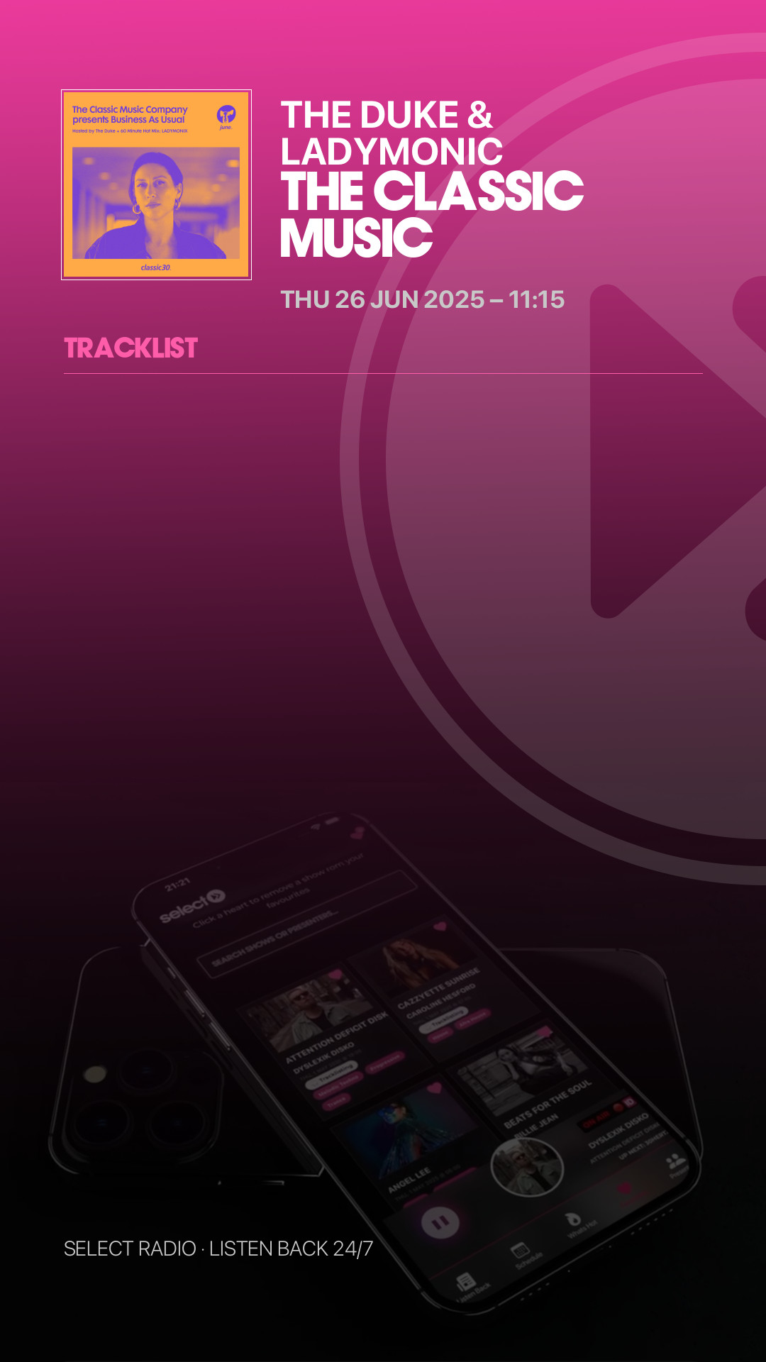 Tracklist Story Preview