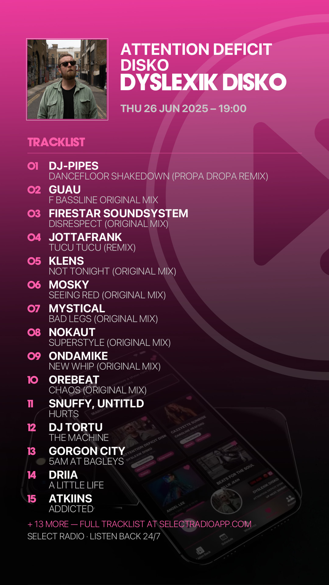 Tracklist Story Preview