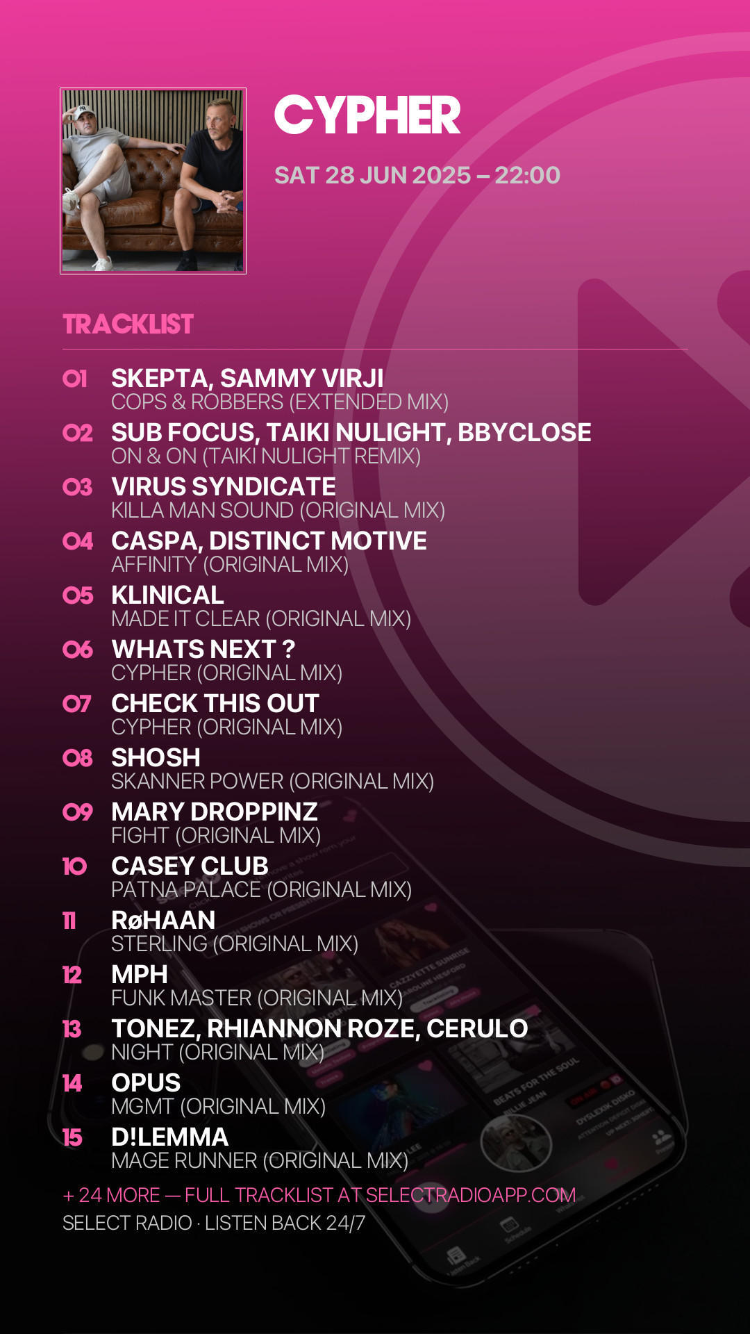 Tracklist Story Preview