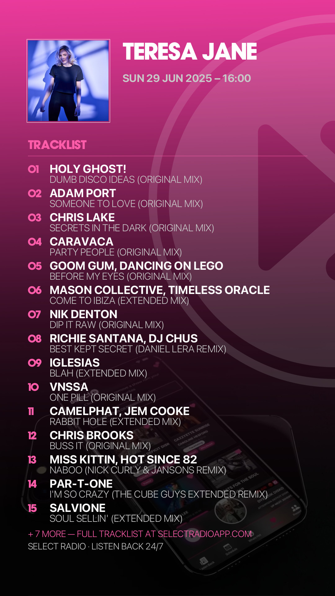 Tracklist Story Preview
