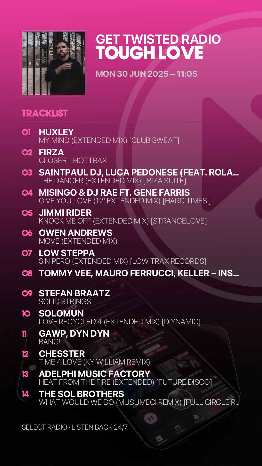 Tracklist Story Preview