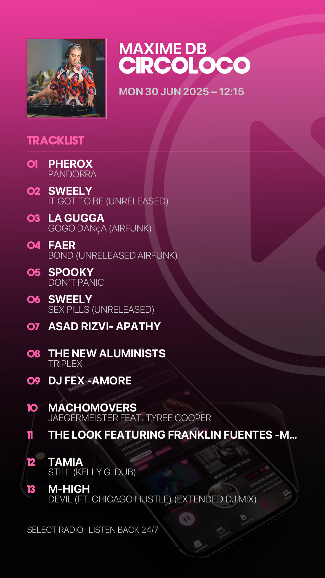 Tracklist Story Preview