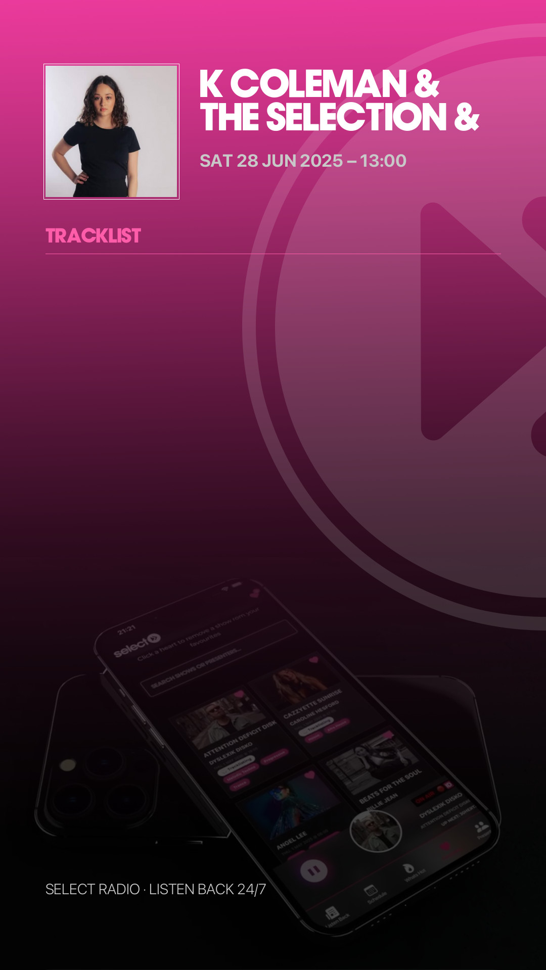Tracklist Story Preview
