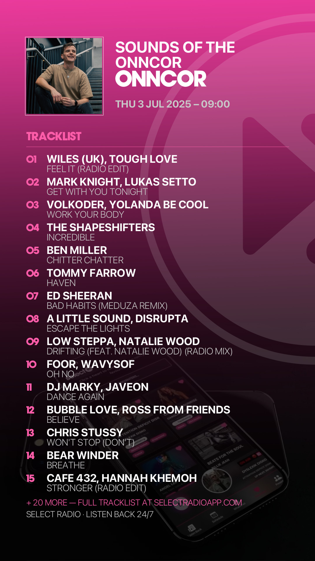Tracklist Story Preview