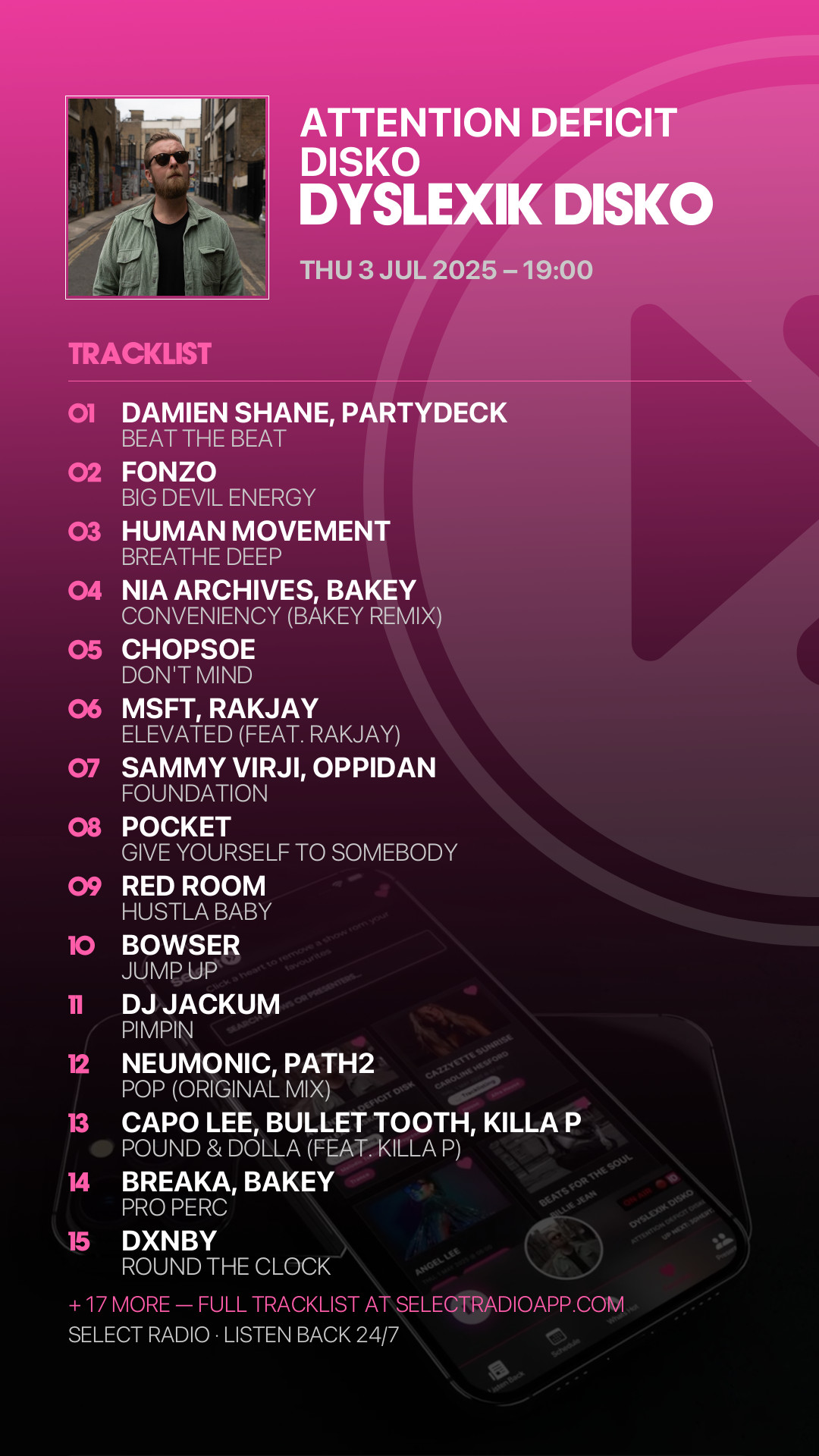 Tracklist Story Preview