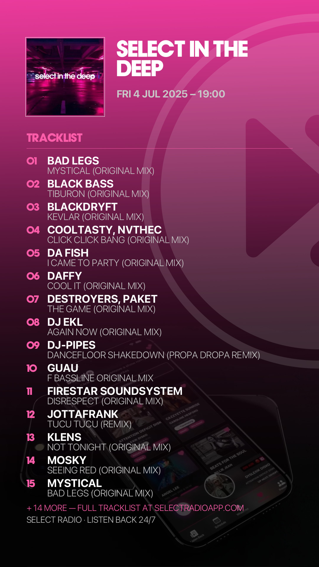 Tracklist Story Preview