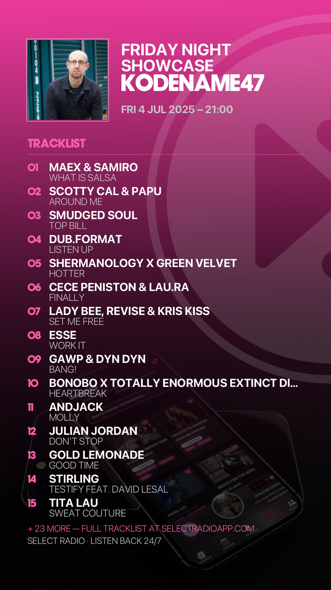 Tracklist Story Preview