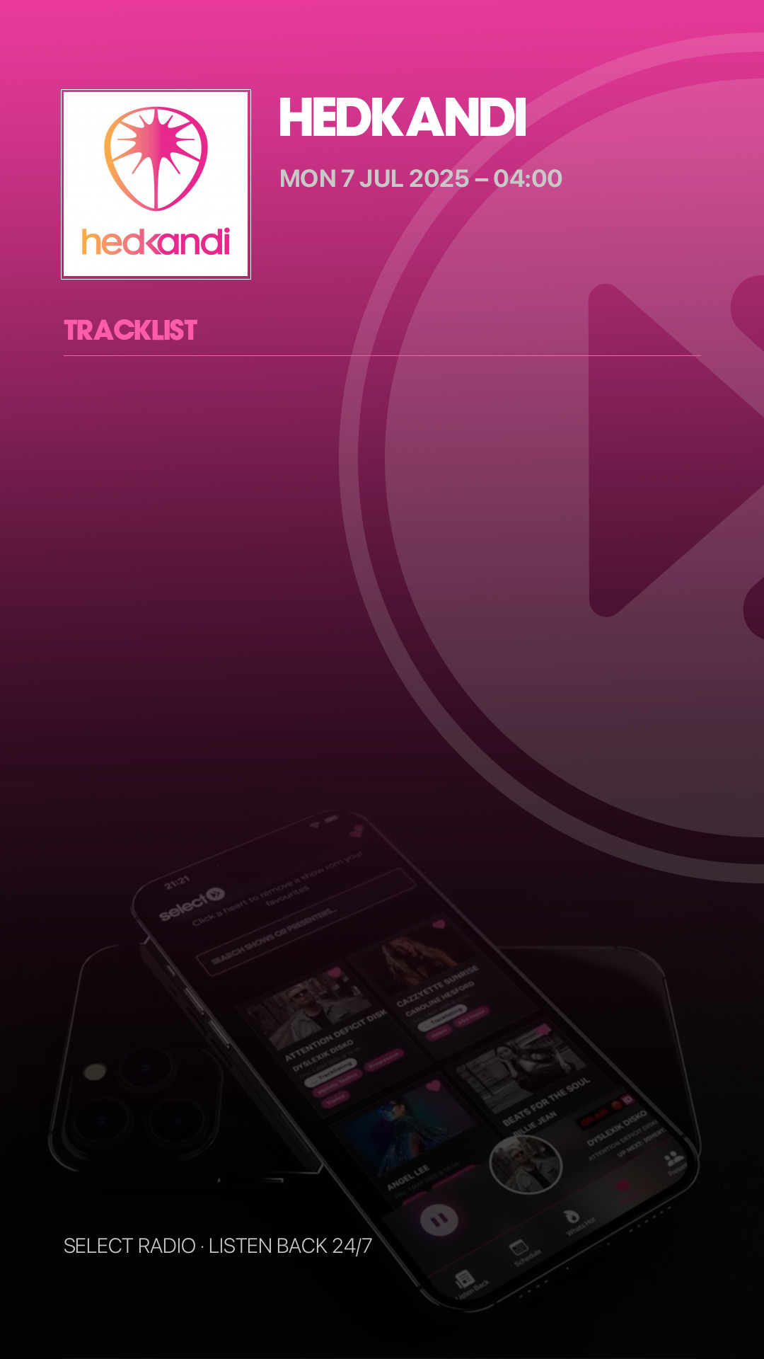 Tracklist Story Preview