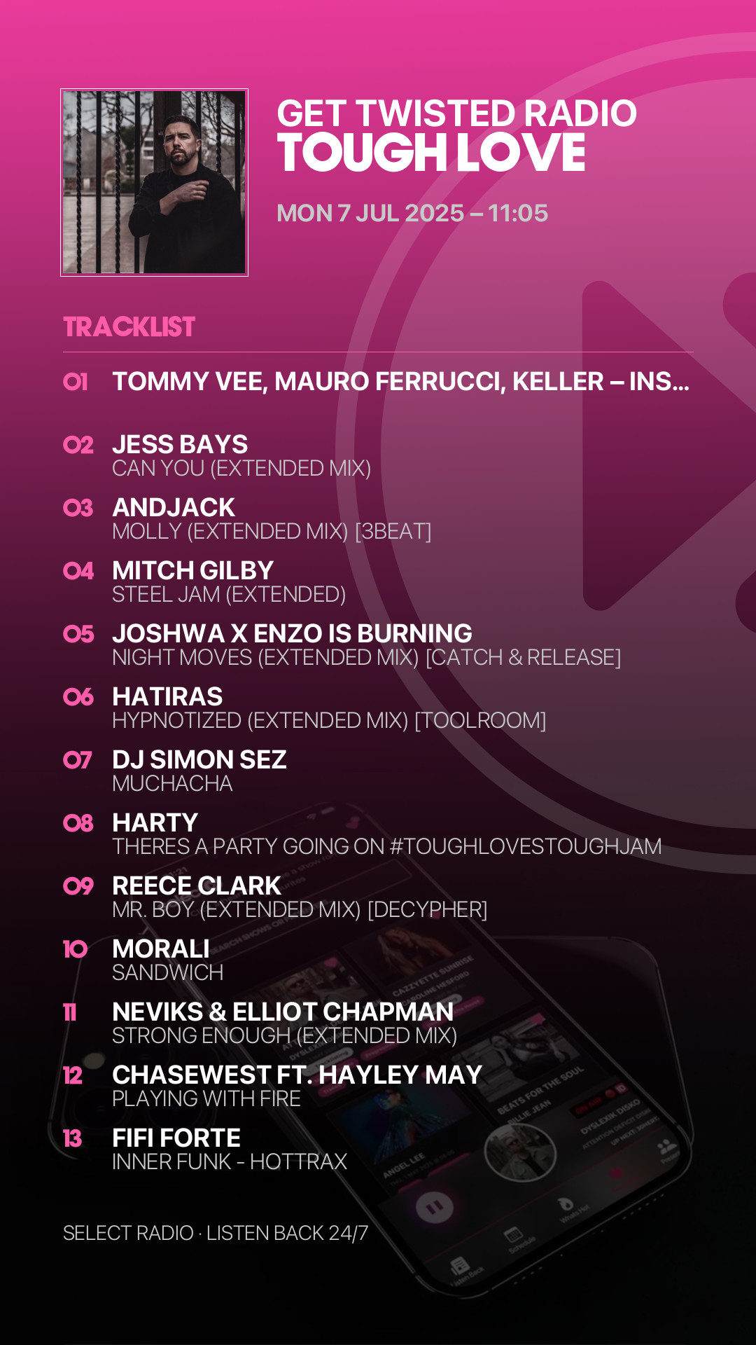 Tracklist Story Preview