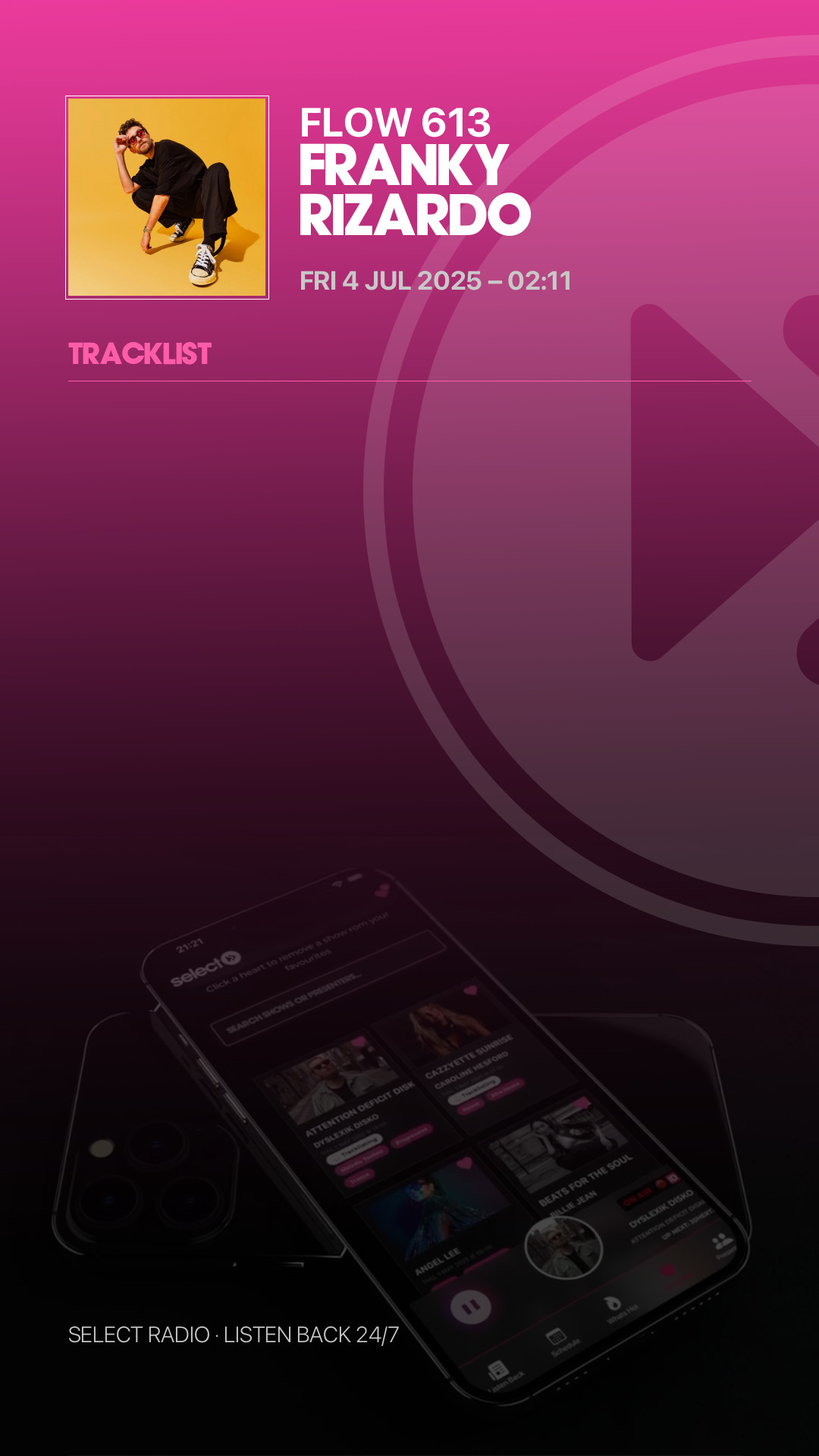 Tracklist Story Preview