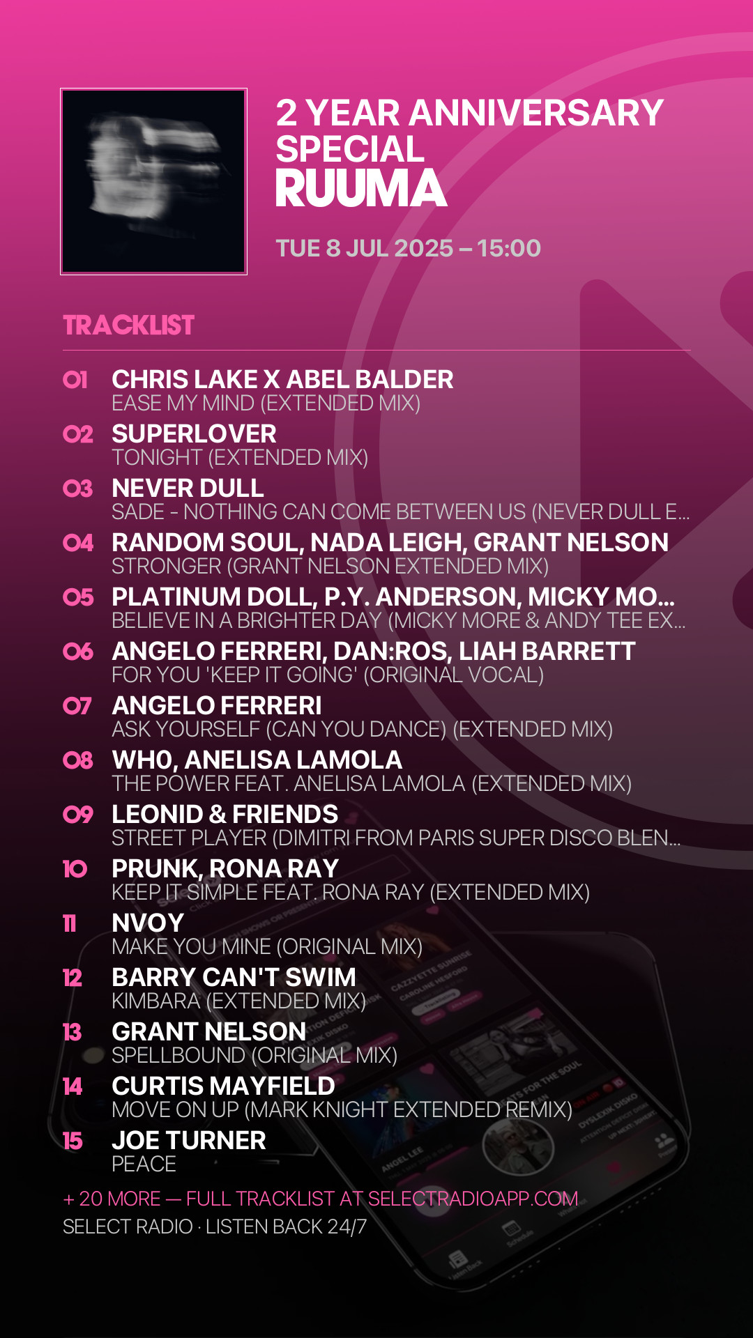 Tracklist Story Preview