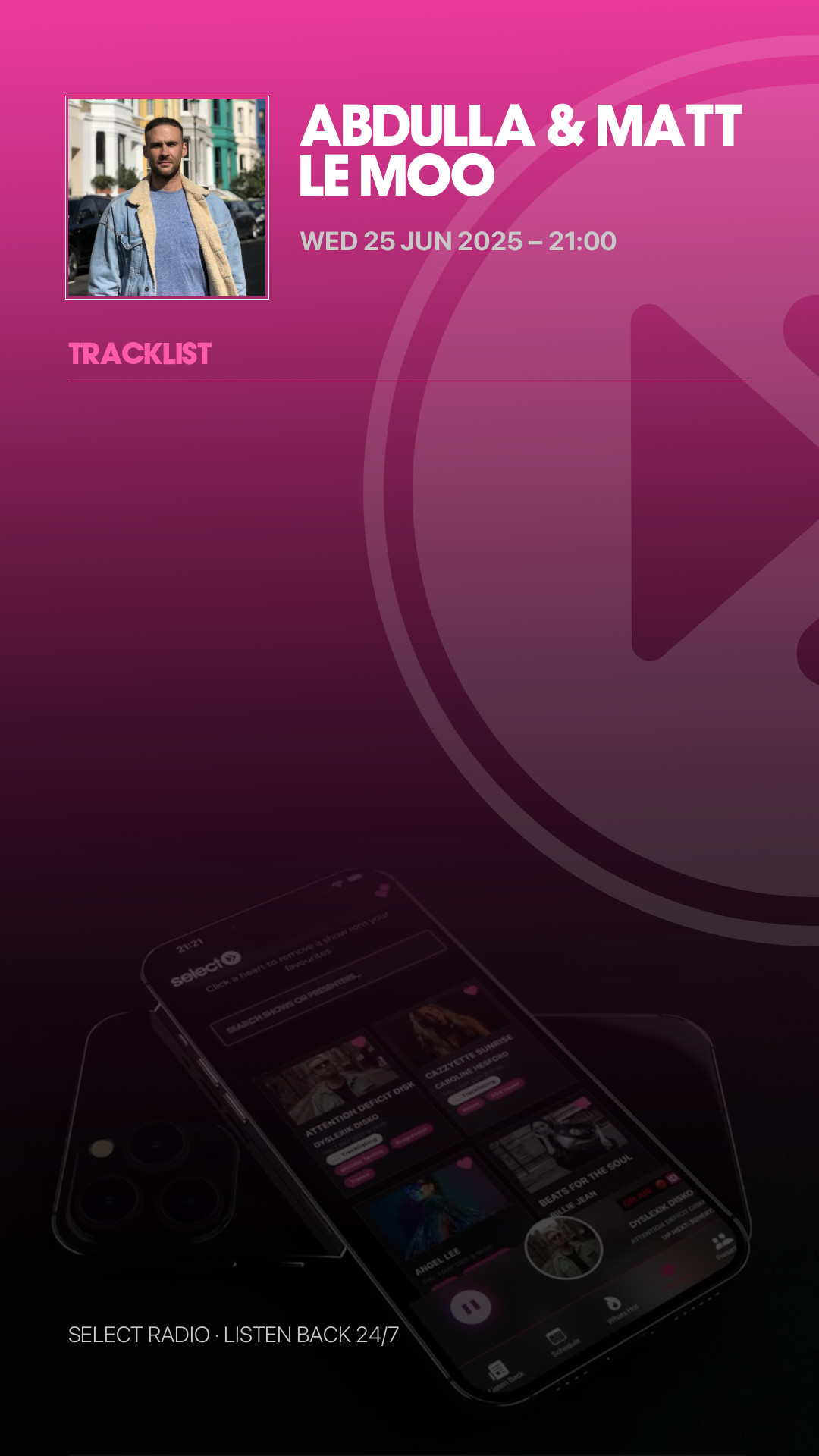 Tracklist Story Preview