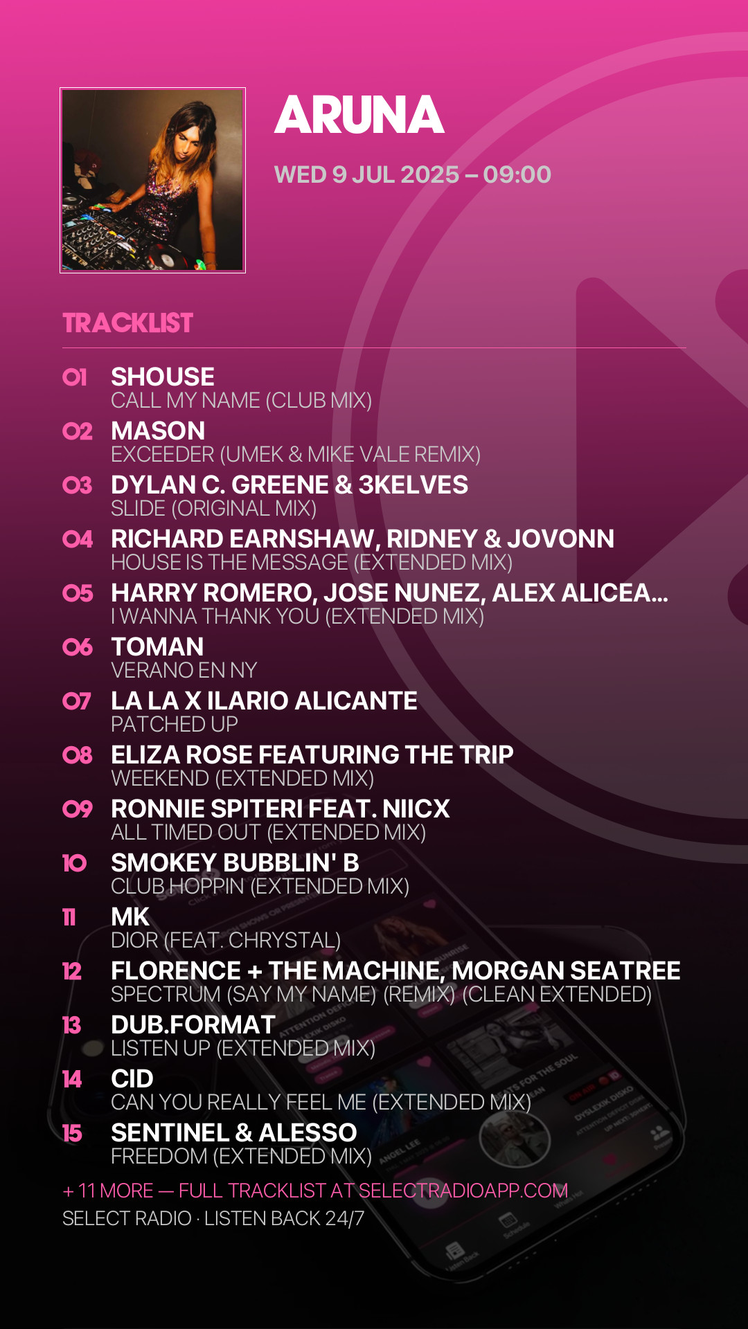 Tracklist Story Preview