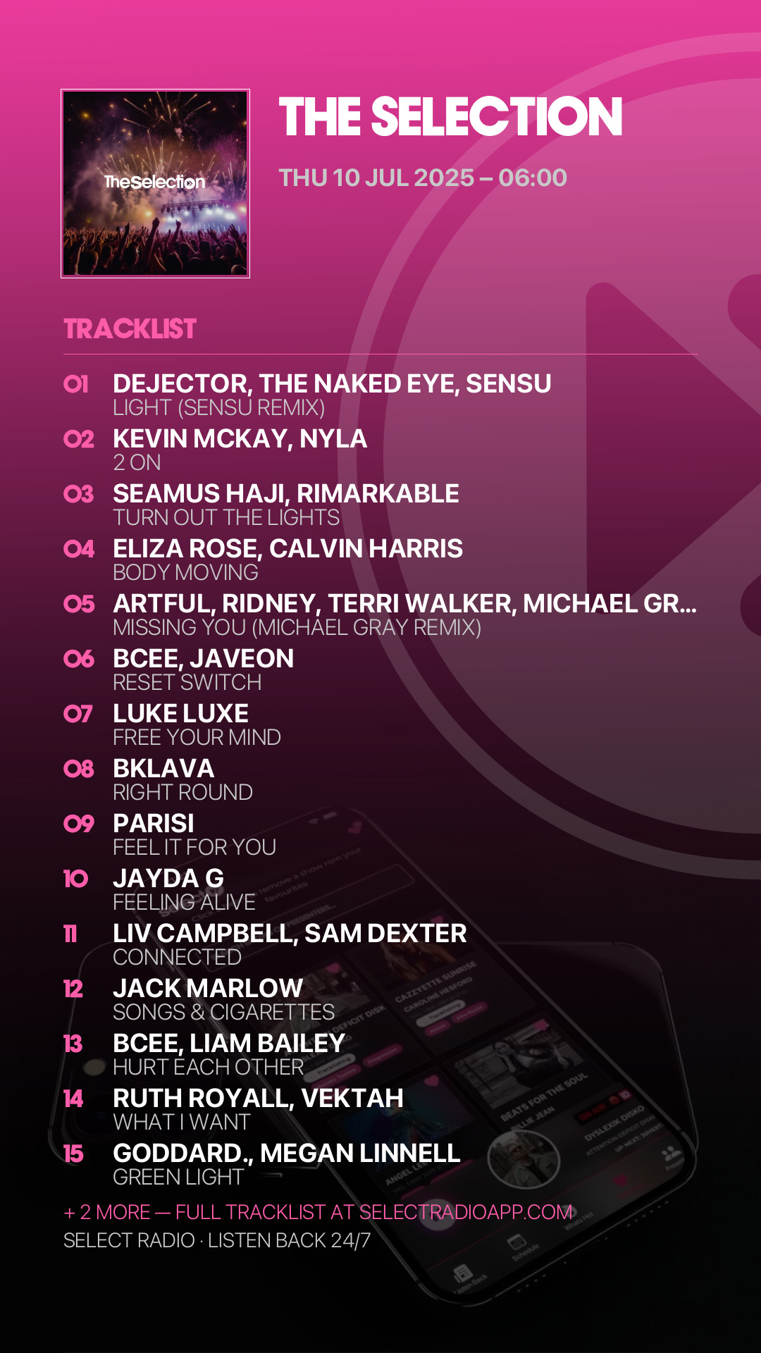 Tracklist Story Preview