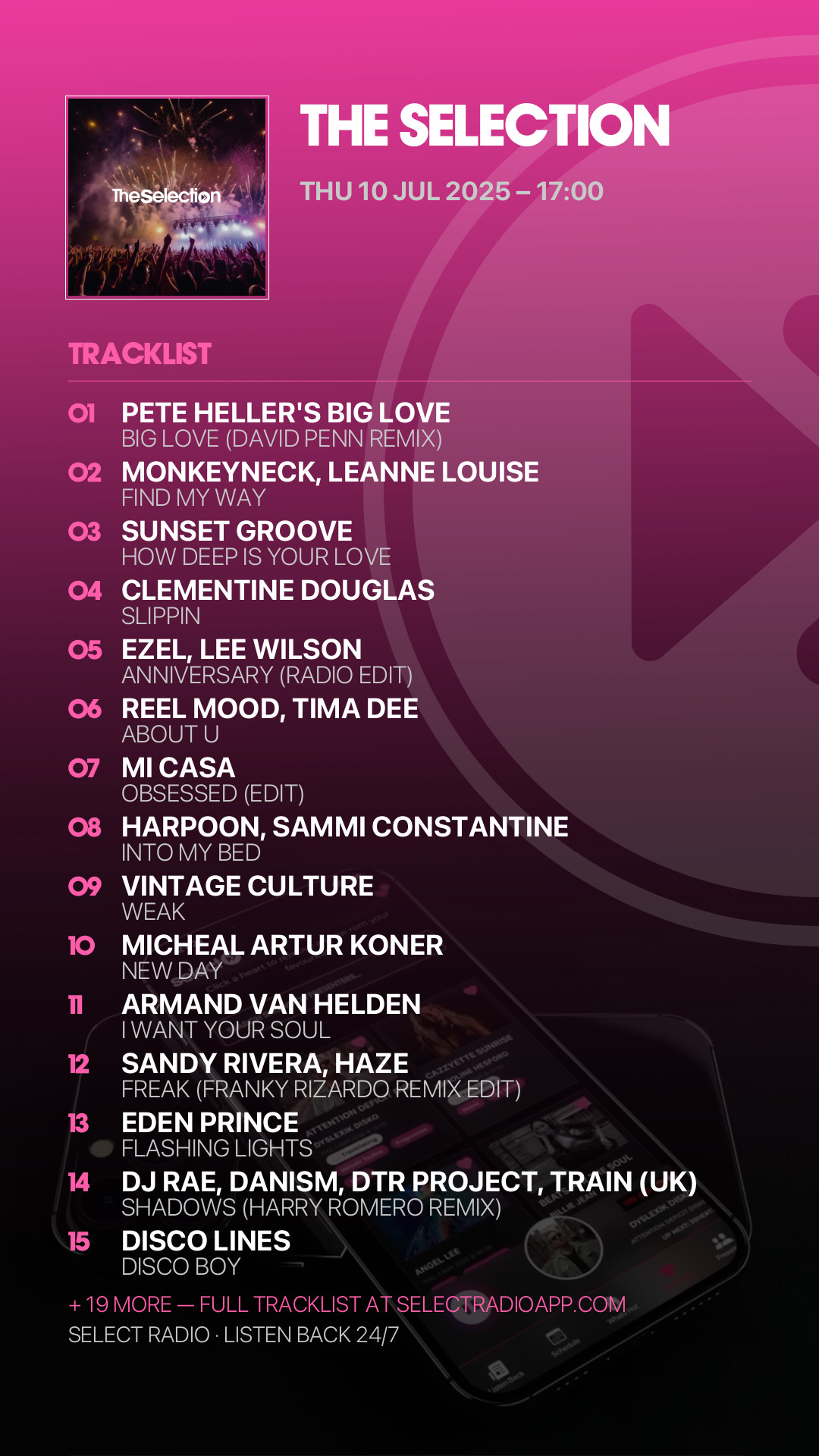 Tracklist Story Preview