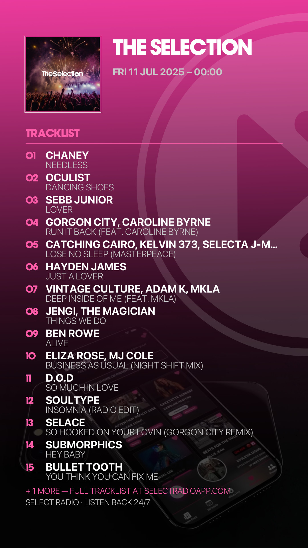 Tracklist Story Preview