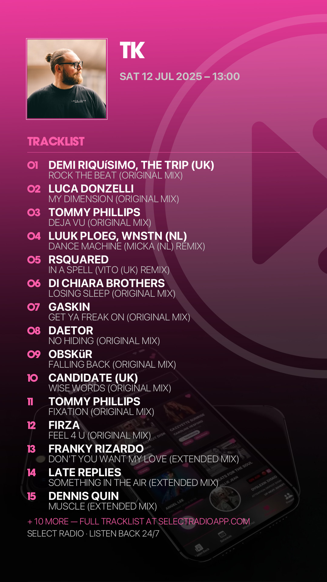 Tracklist Story Preview
