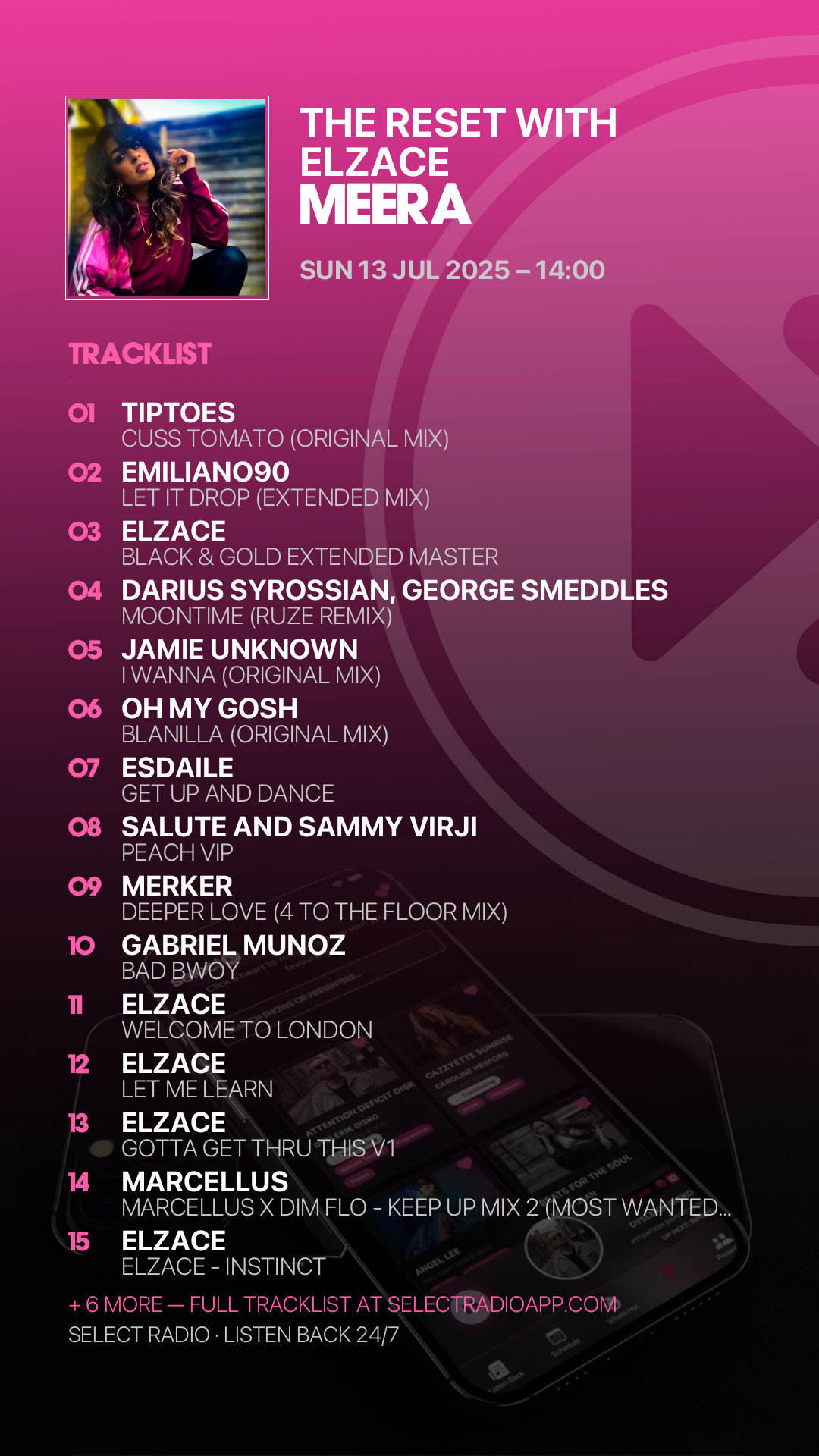 Tracklist Story Preview