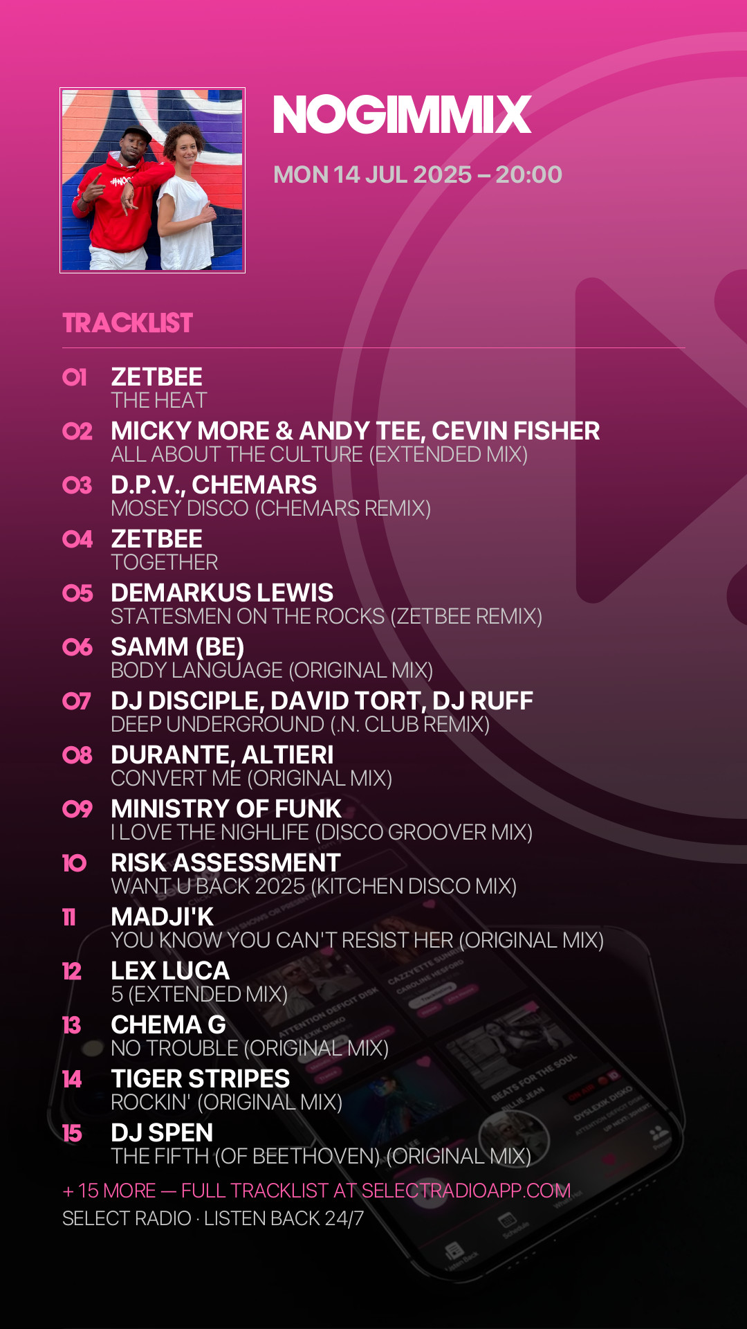 Tracklist Story Preview