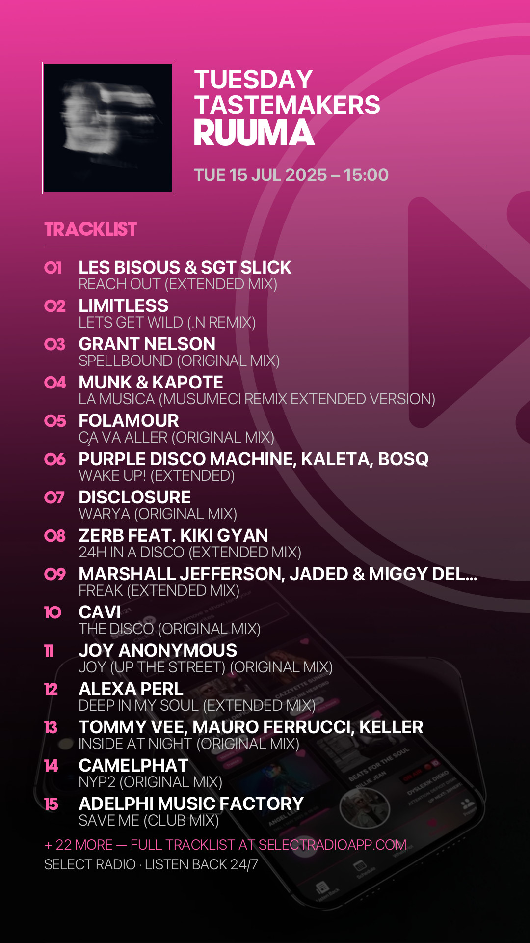 Tracklist Story Preview
