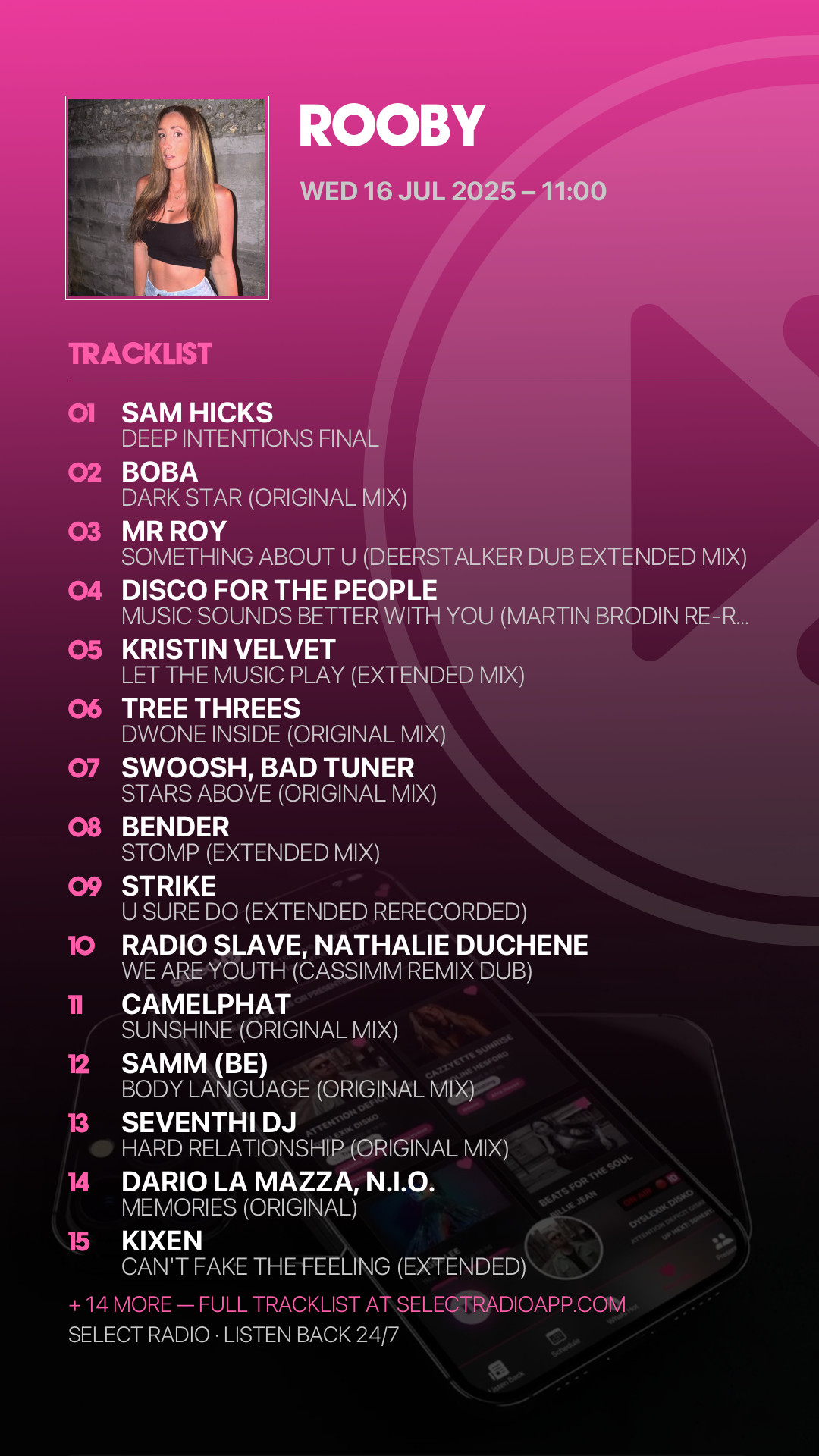 Tracklist Story Preview