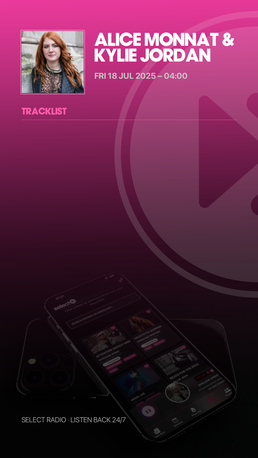 Tracklist Story Preview