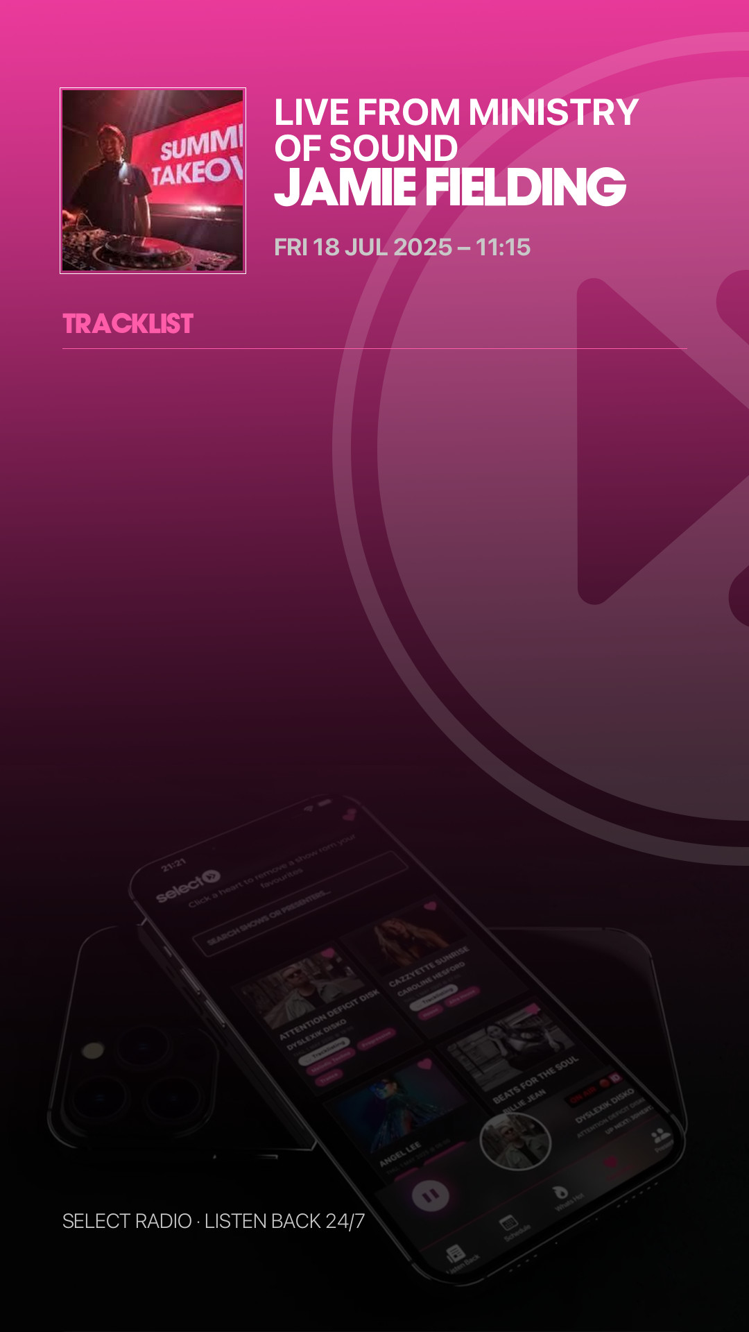 Tracklist Story Preview