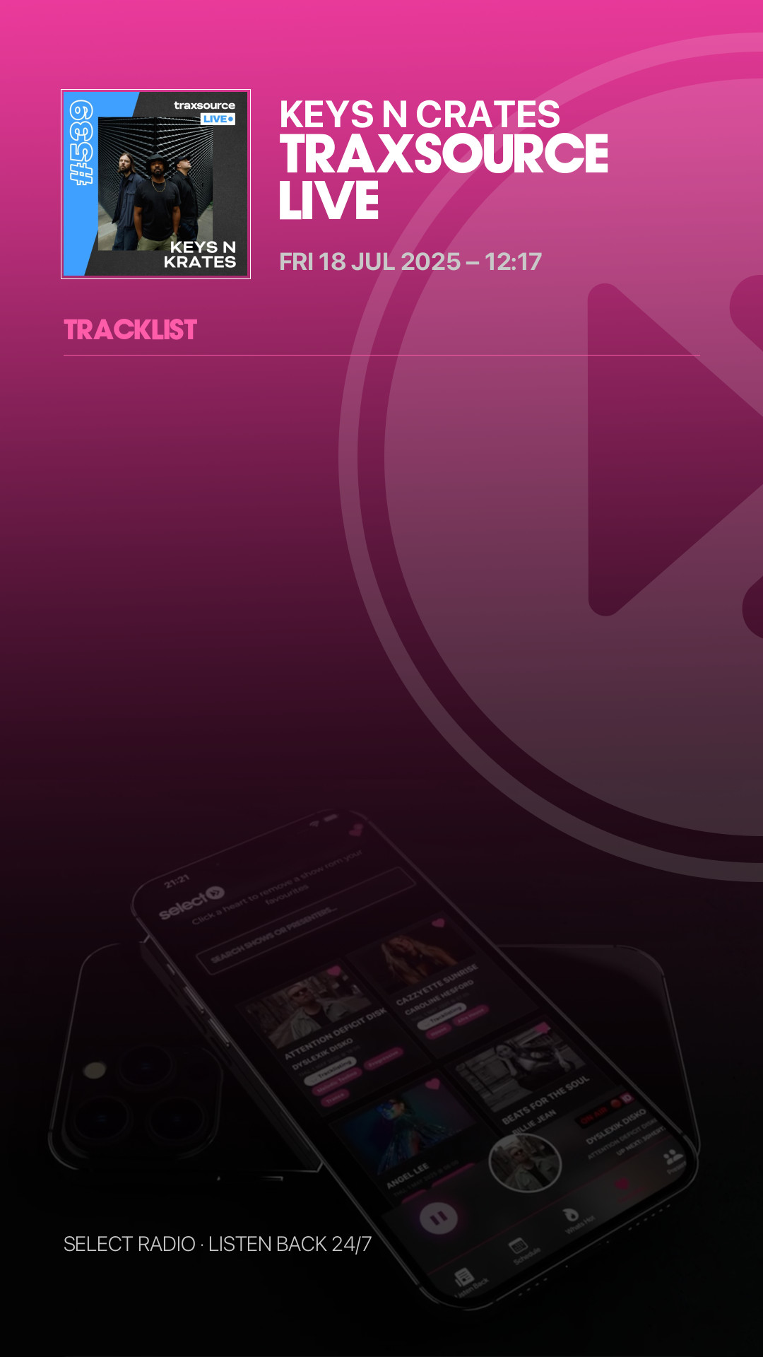 Tracklist Story Preview