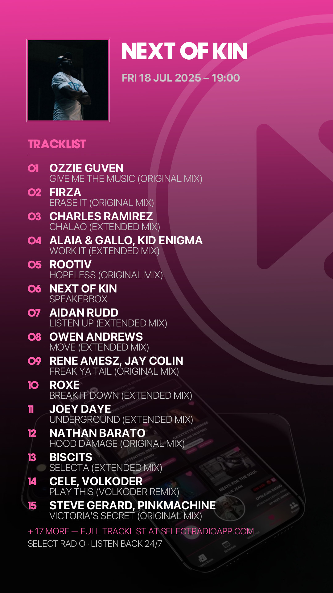Tracklist Story Preview
