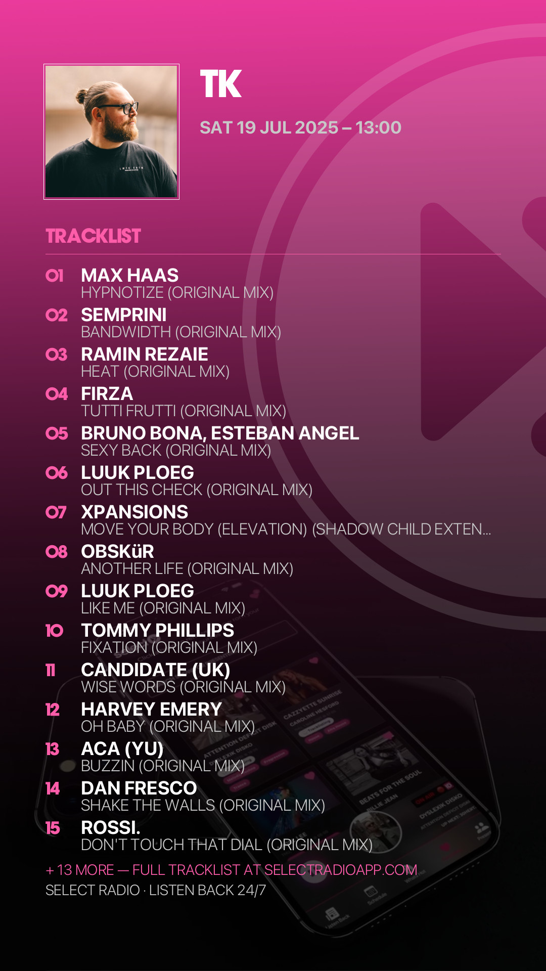 Tracklist Story Preview
