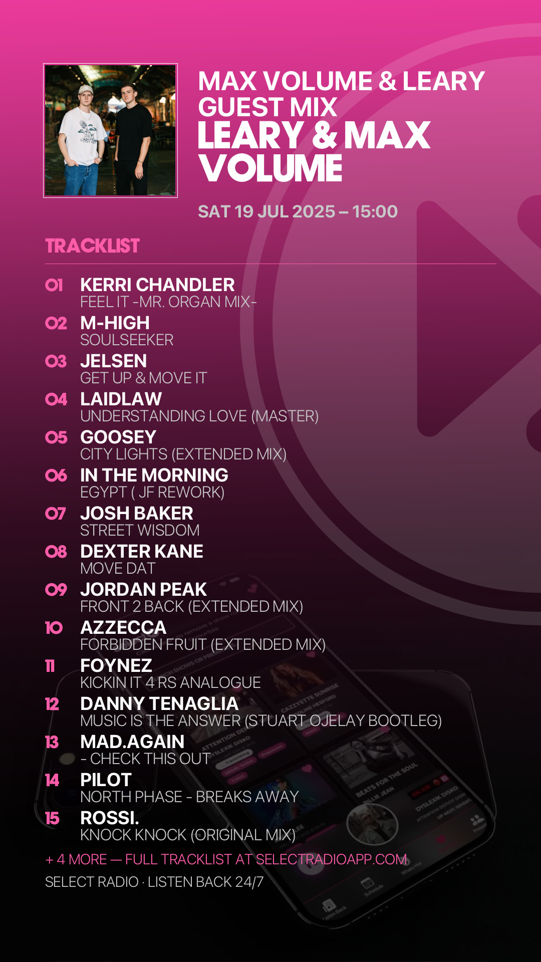 Tracklist Story Preview