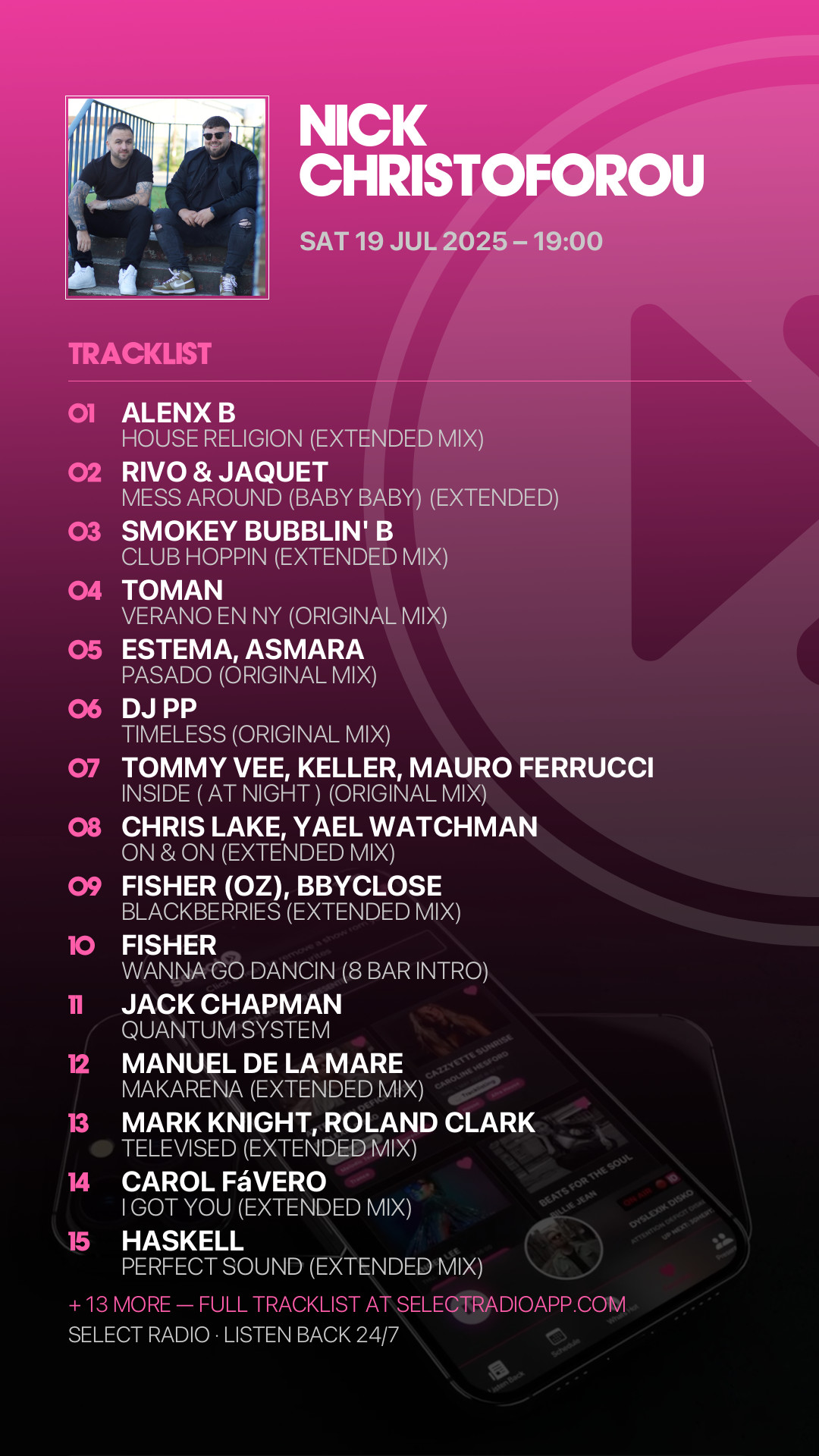 Tracklist Story Preview