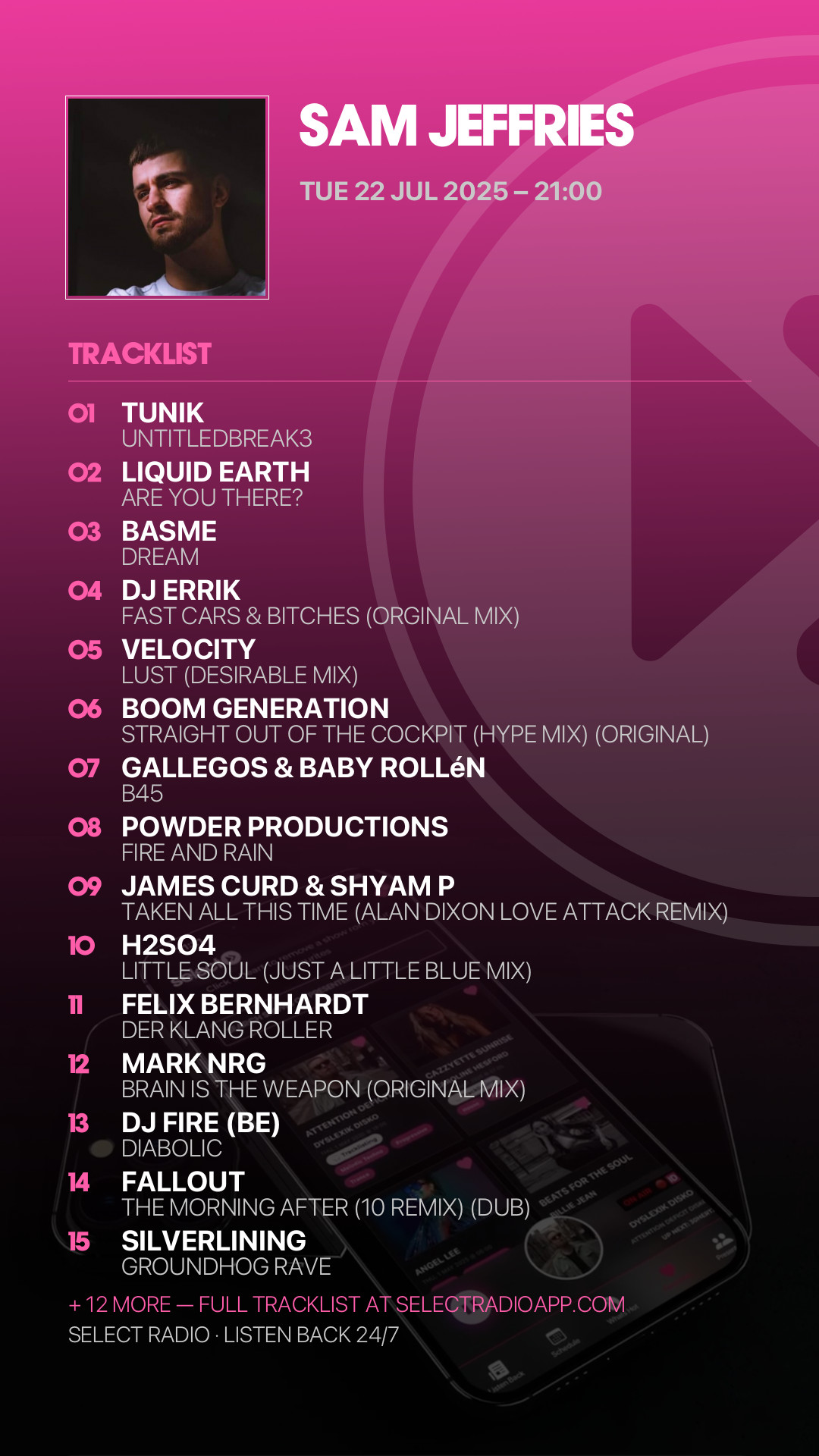 Tracklist Story Preview