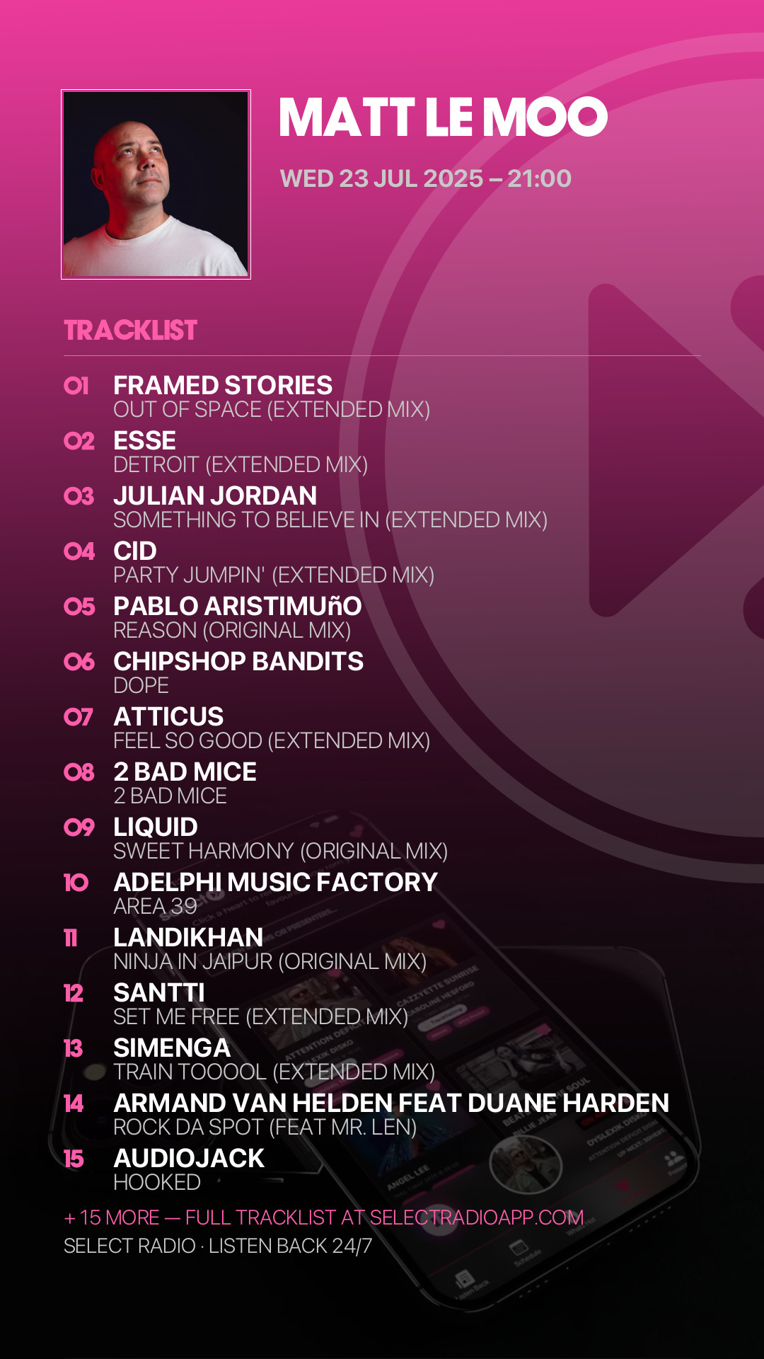 Tracklist Story Preview