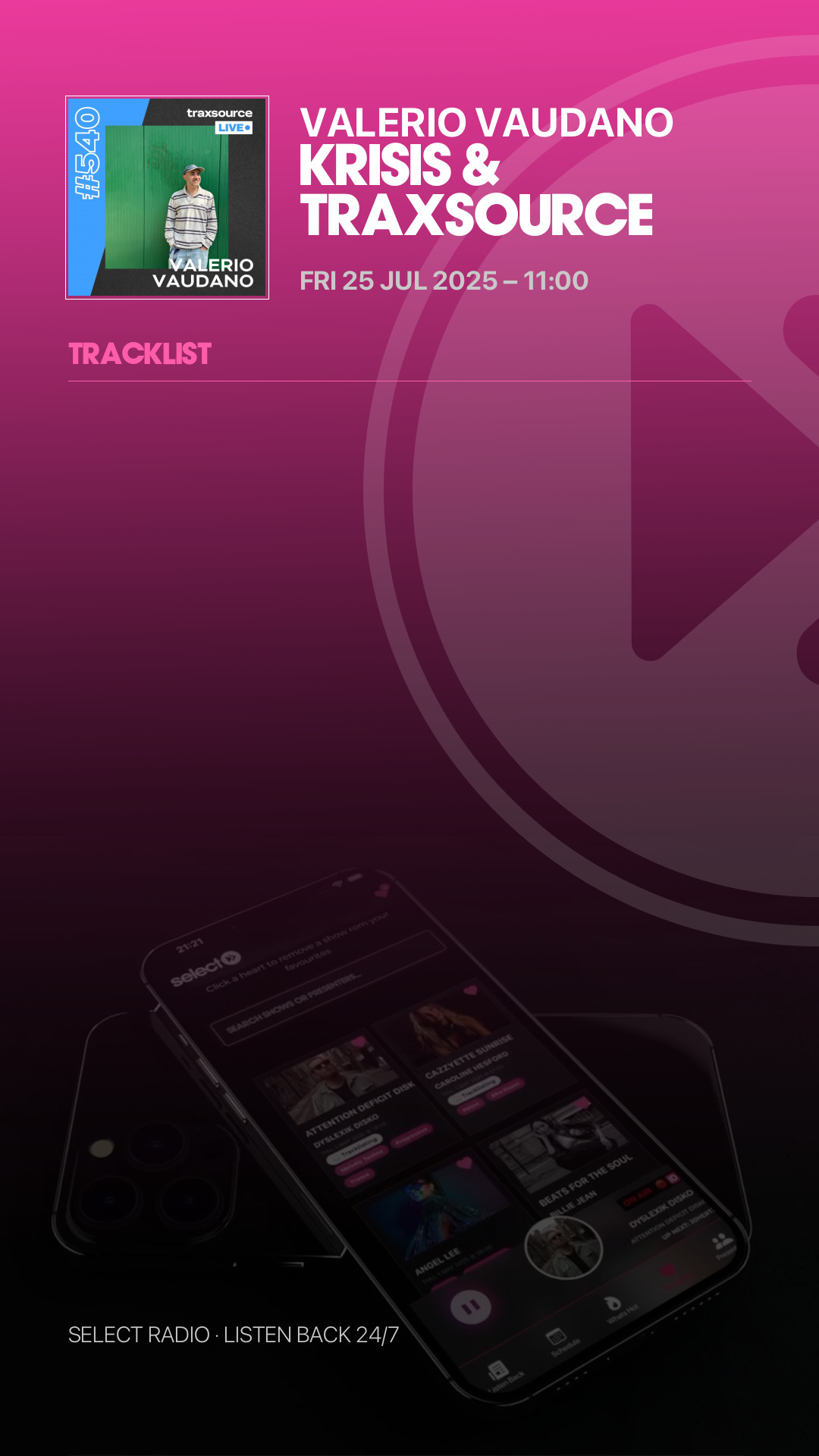 Tracklist Story Preview
