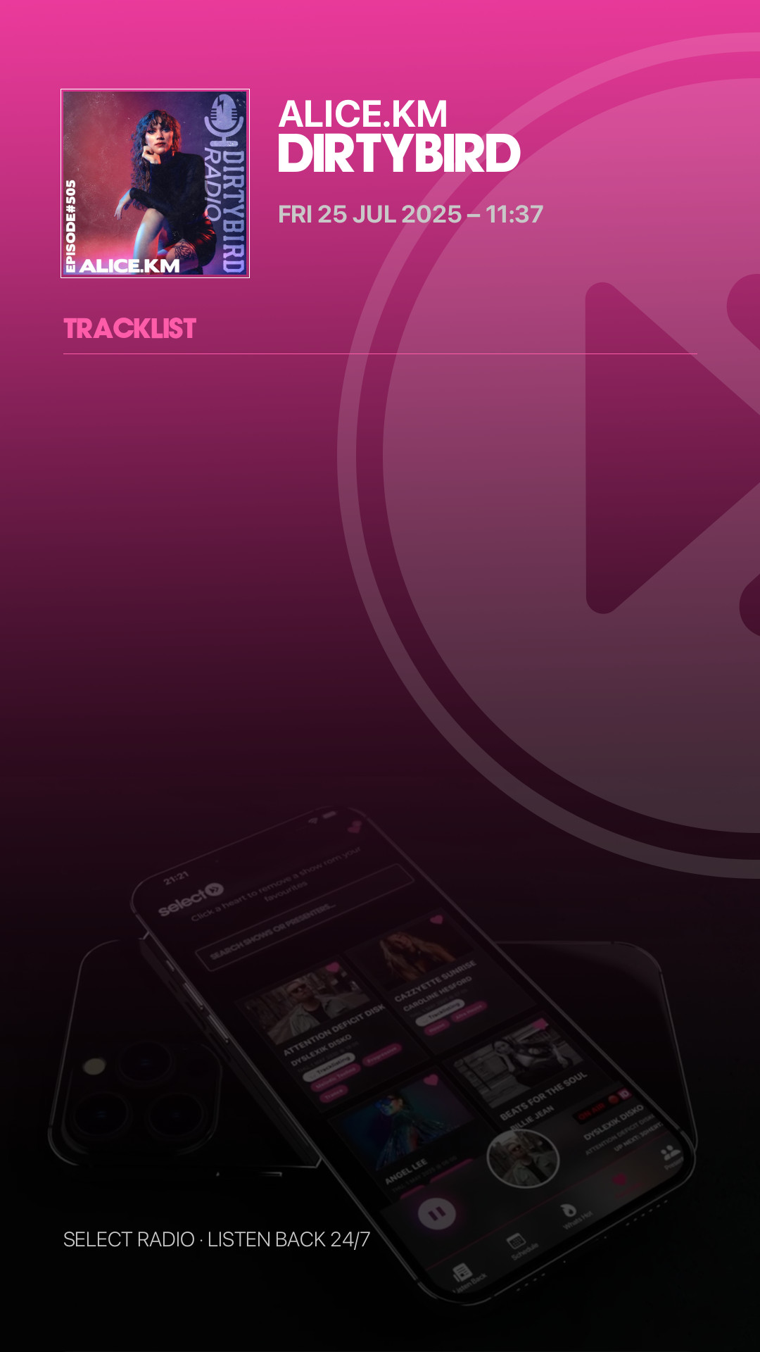 Tracklist Story Preview